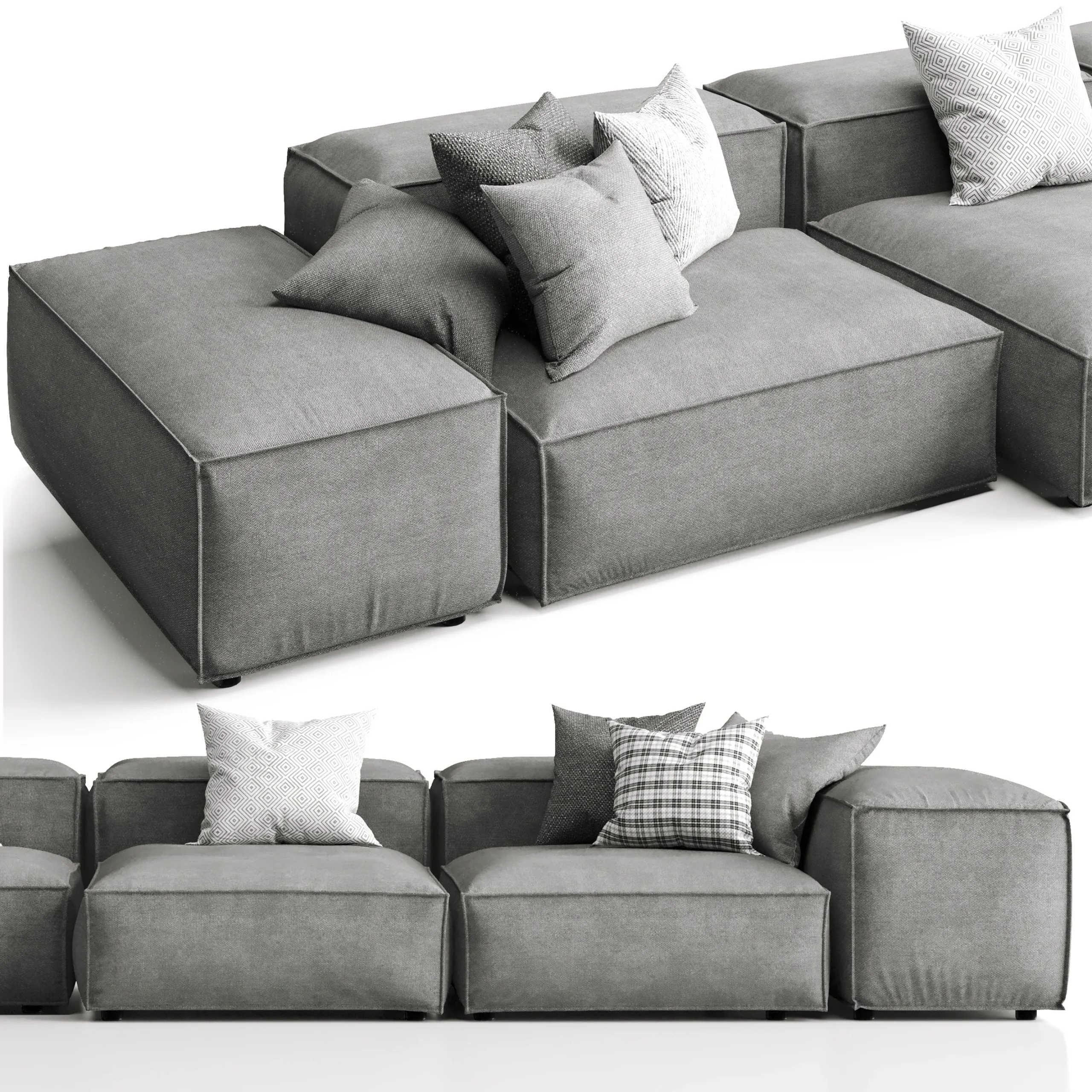 Living Divani Extra Soft Sofa Three Seater