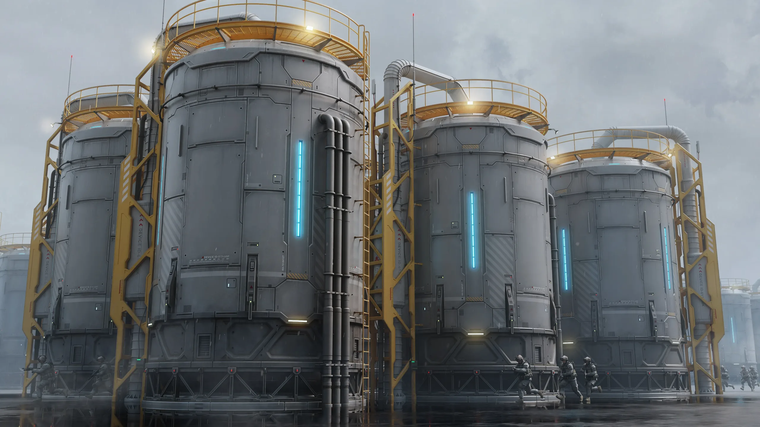 Sci-Fi Building 001 Industry-PBR