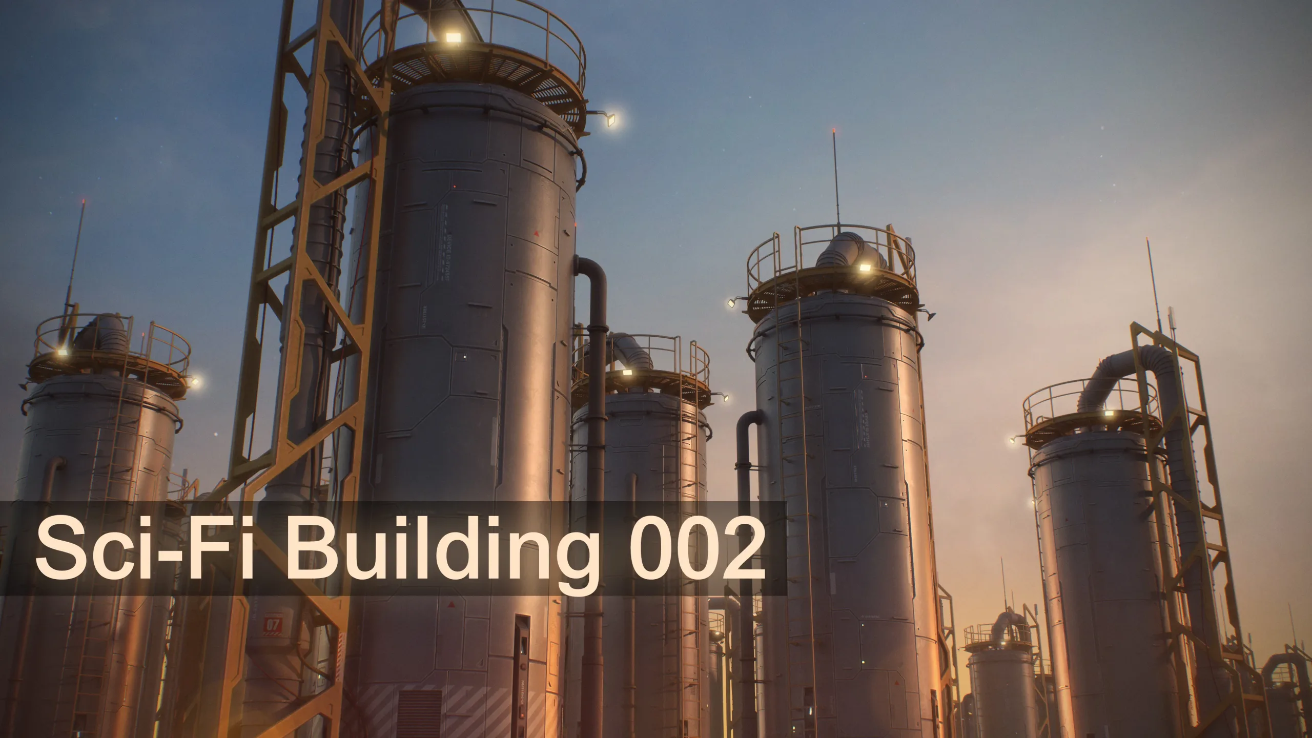 Sci-Fi Building 002 Industry