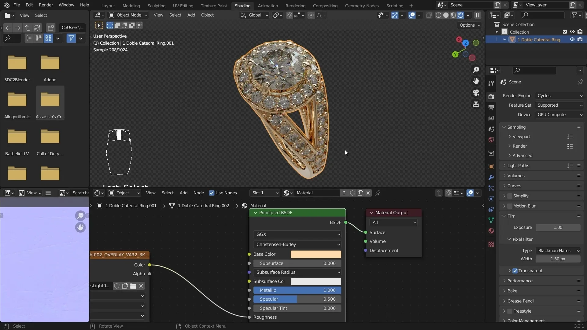 Rendering For Jewelers With Blender FlippedNormals