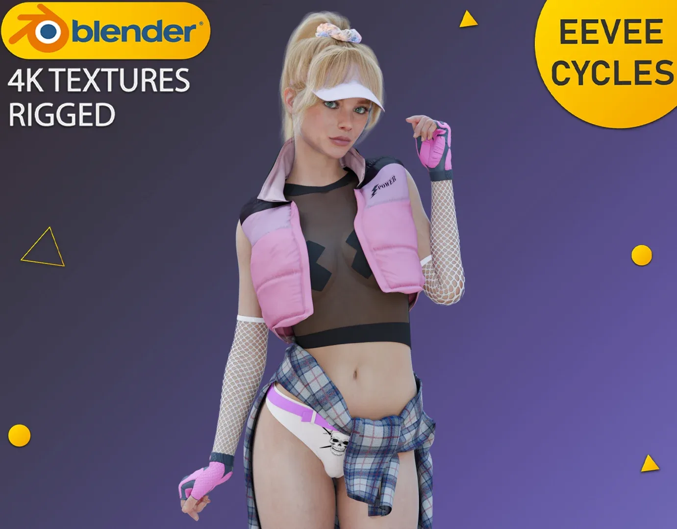 Chloe Grace Moretz - Chic Rocker Outfit - Sporty Style Fashion Free low-poly 3D model