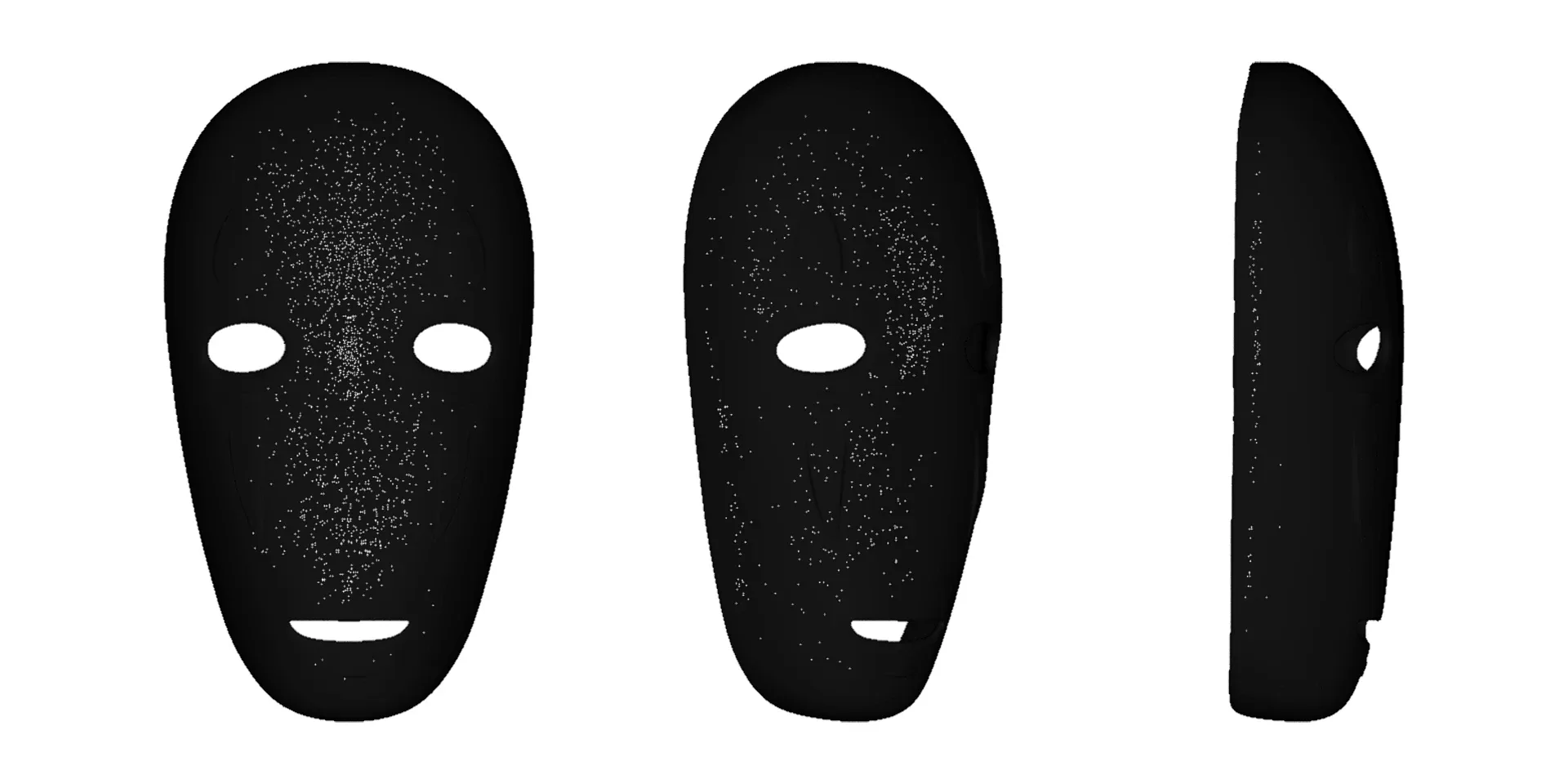 No Face Mask Spirited Away FlippedNormals