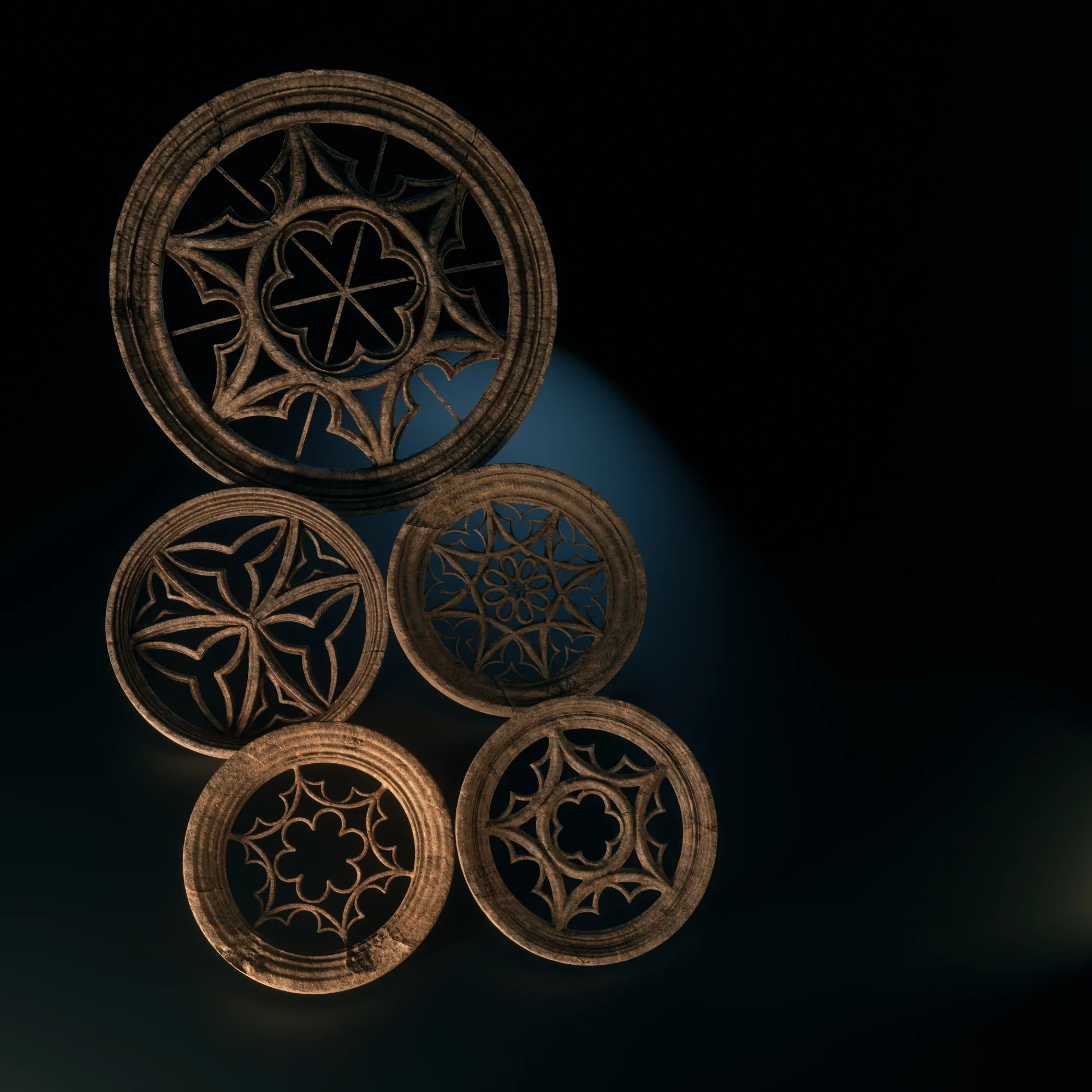 Medieval Circular Windows Pack 01