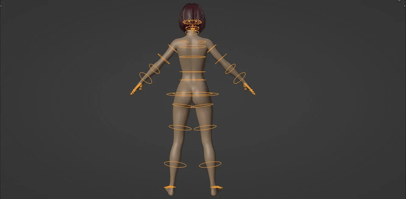 Sexy Young Asian Girl with Cyberpunk Space Ranger Armor Suit - Rigged - 4K Textures