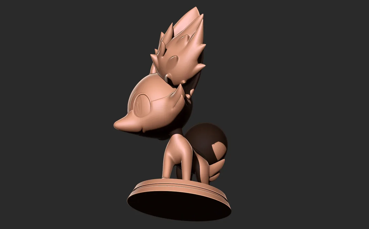 Pokemon - fennekin 3D print model - FlippedNormals