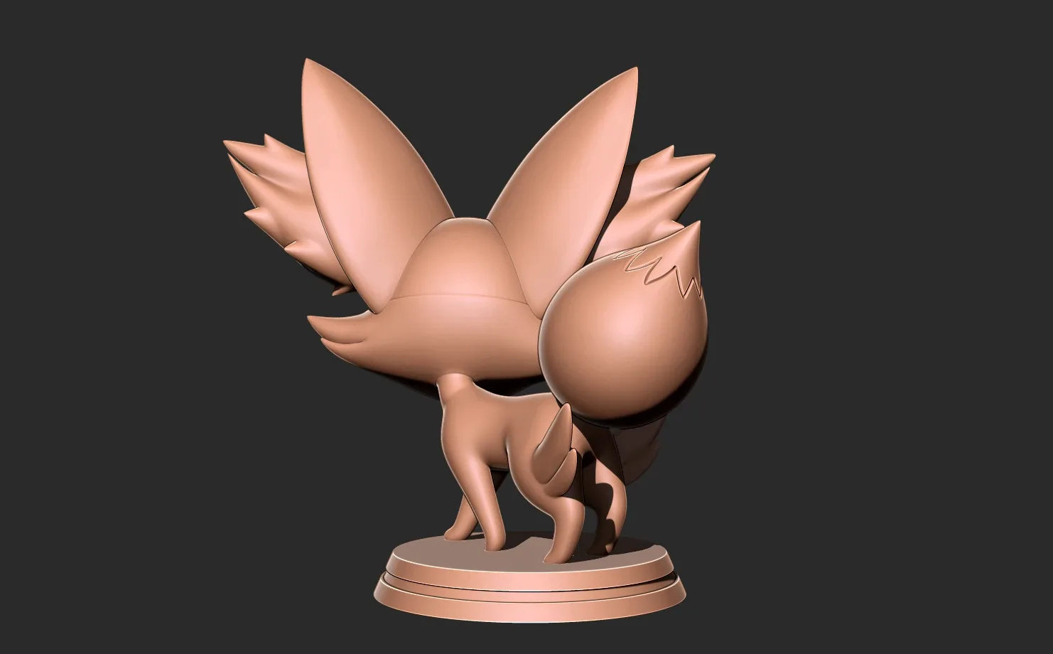 Pokemon - fennekin 3D print model