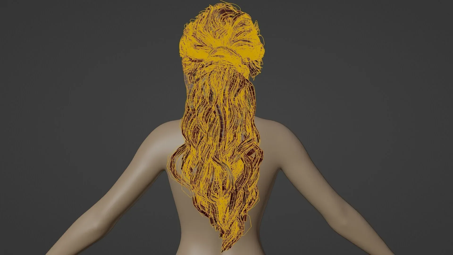 Sexy Hot Chick Blonde Girl with Ponytail Hairstyle - Rigged - 4K Textures