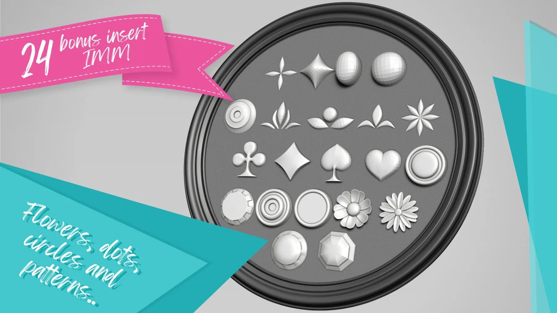 84 IMM Pattern brushes - Ornament IMM brushes for armor, shields...(includes Stylized hairs)