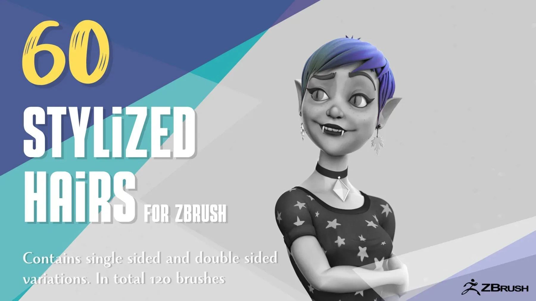 60 IMM Stylized Hairs by Jay Peace