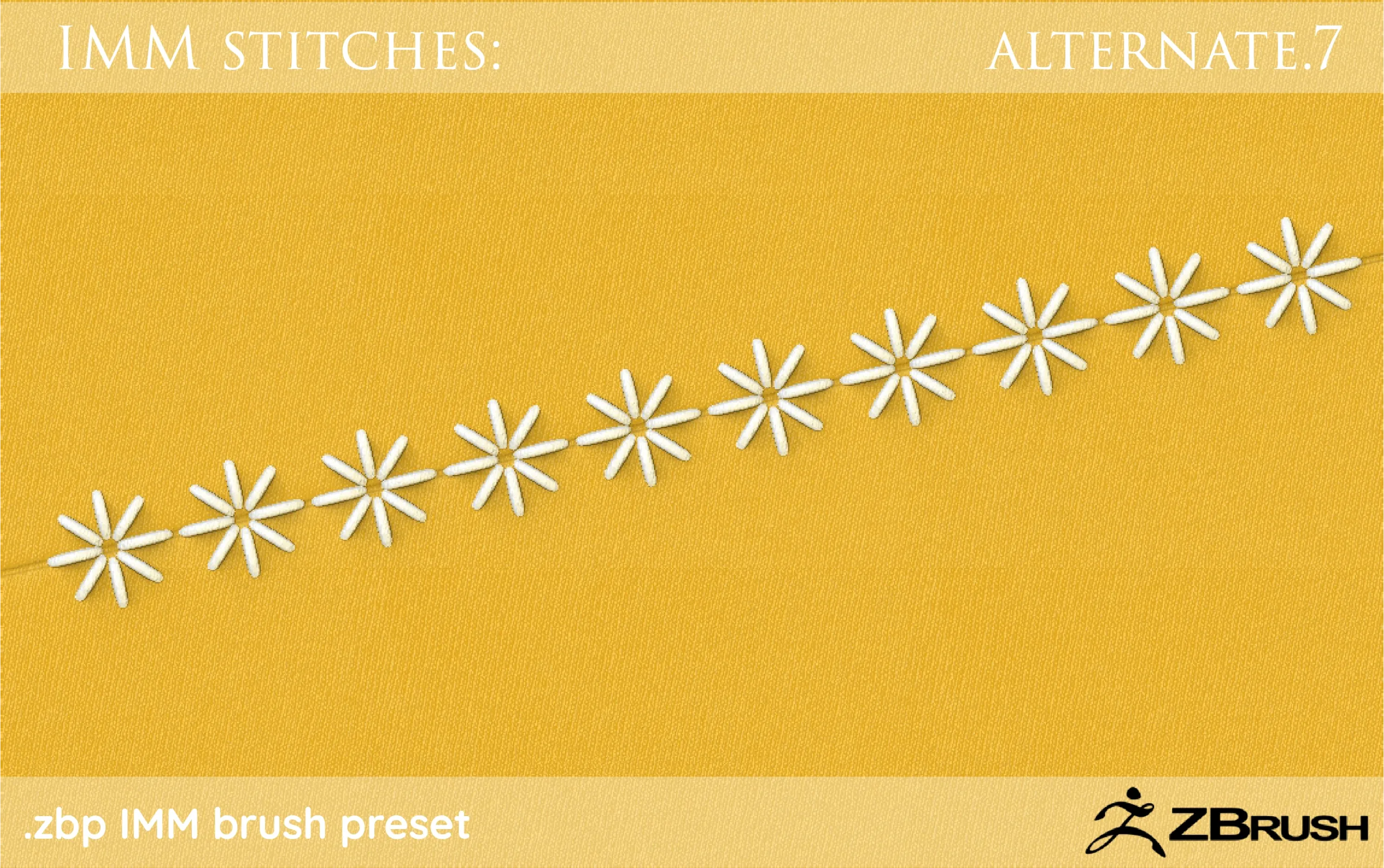 60 IMM stitch brushes by Jay Peace