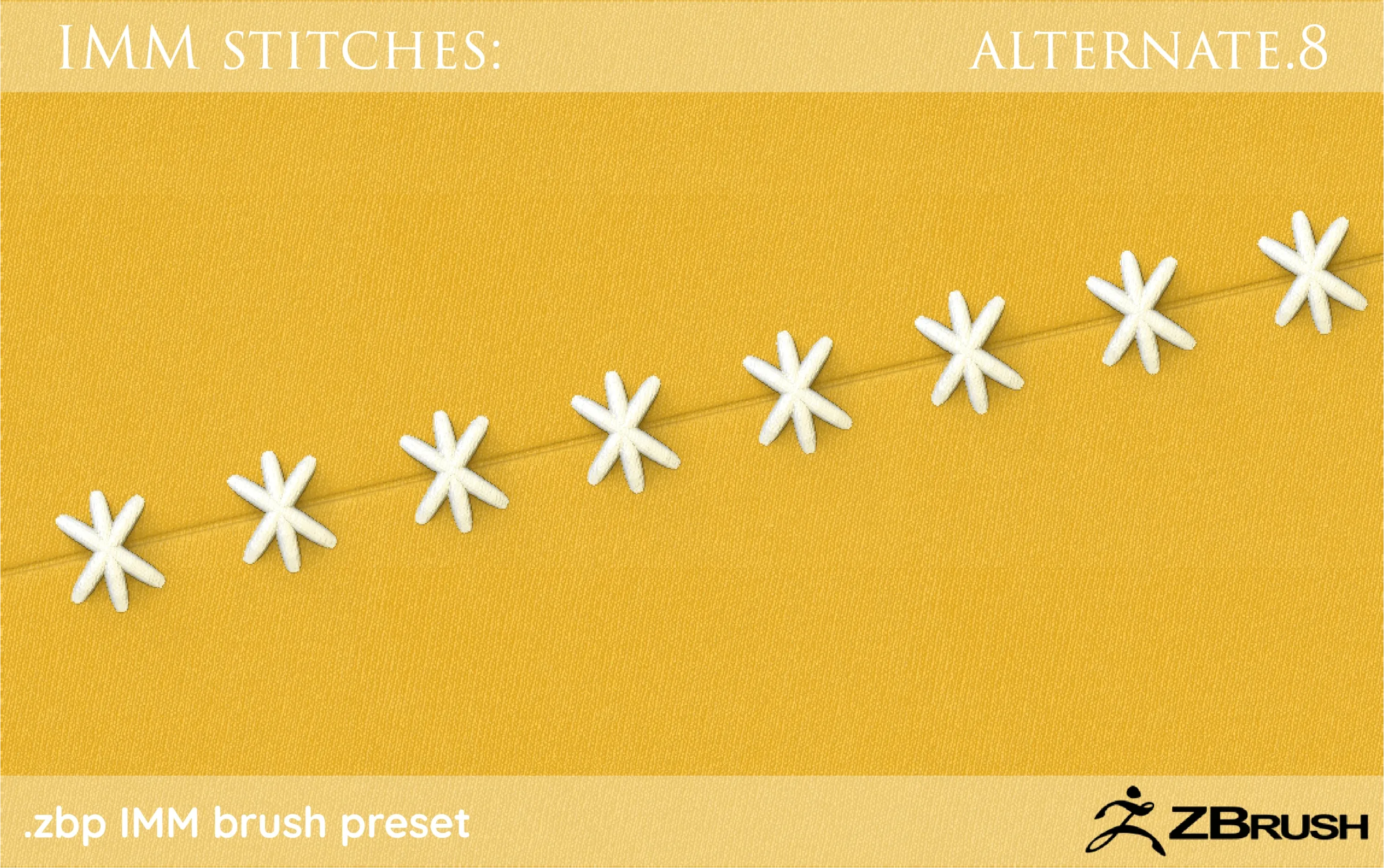 60 IMM stitch brushes by Jay Peace