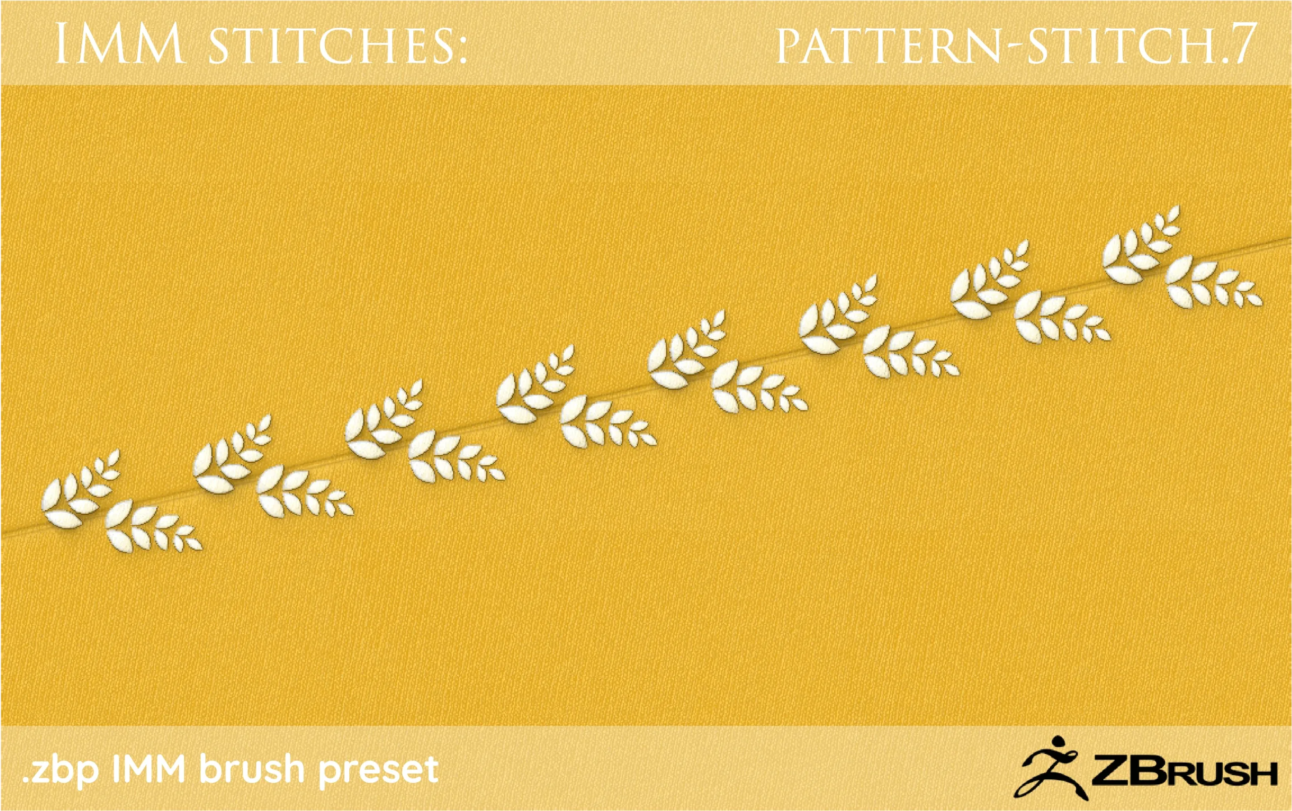 60 IMM stitch brushes by Jay Peace