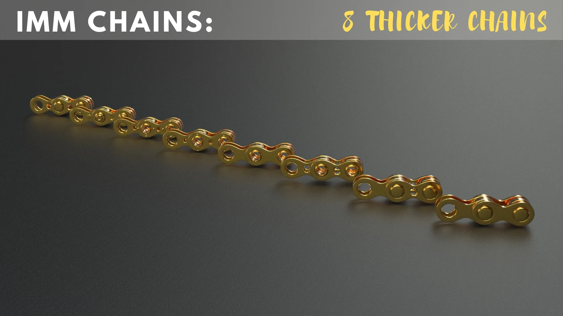 40 IMM bicycle chains by Jay Peace