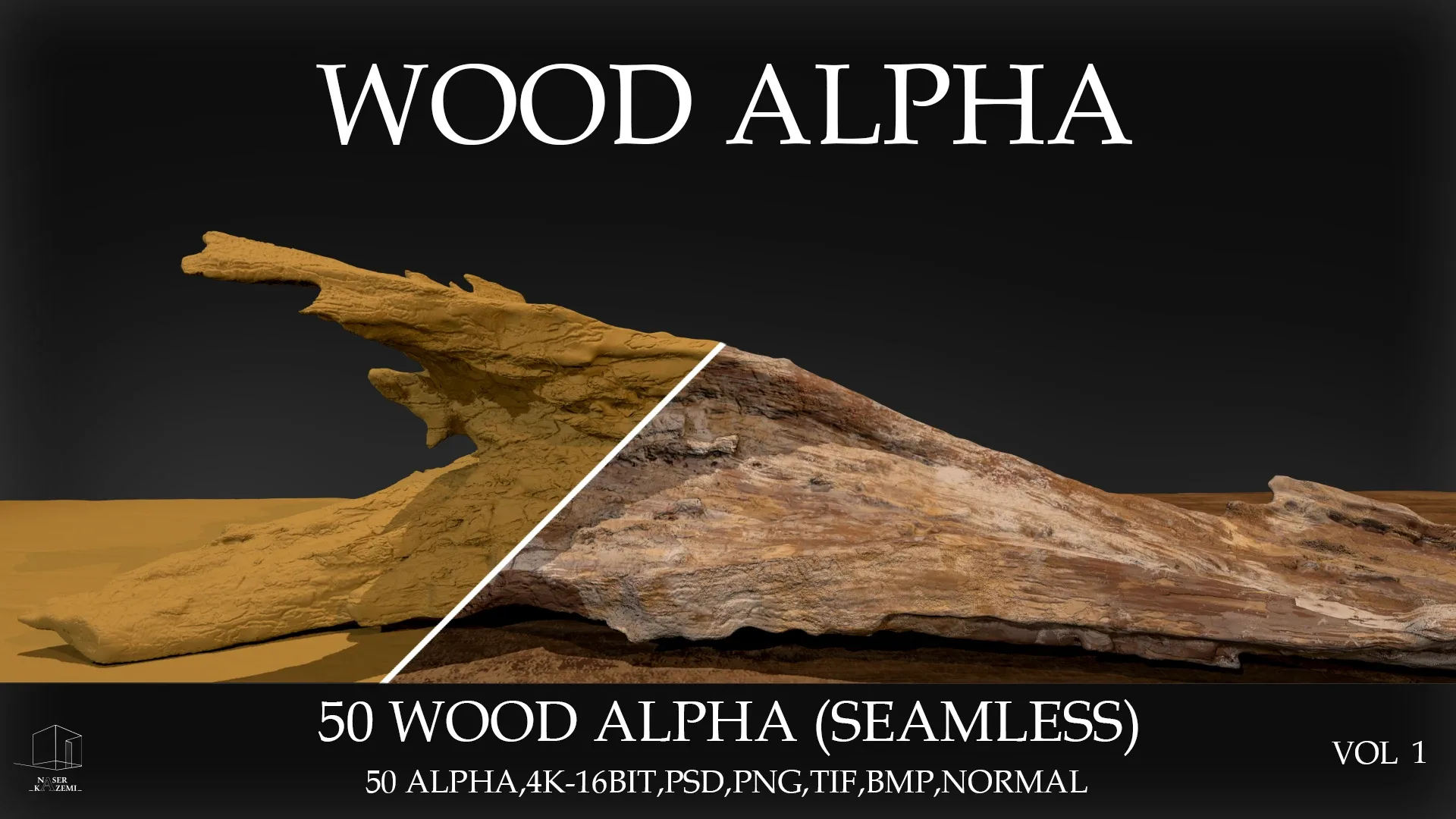 50 WOOD ALPHA (SEAMLESS) -VOL 1