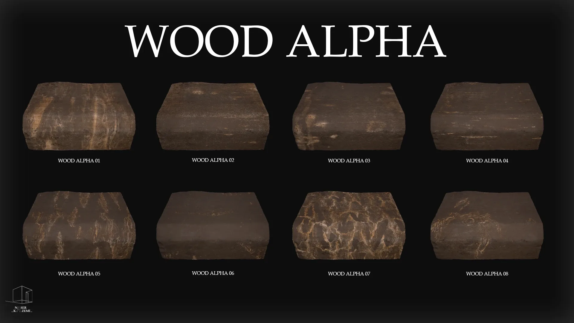 50 WOOD ALPHA (SEAMLESS) -VOL 1