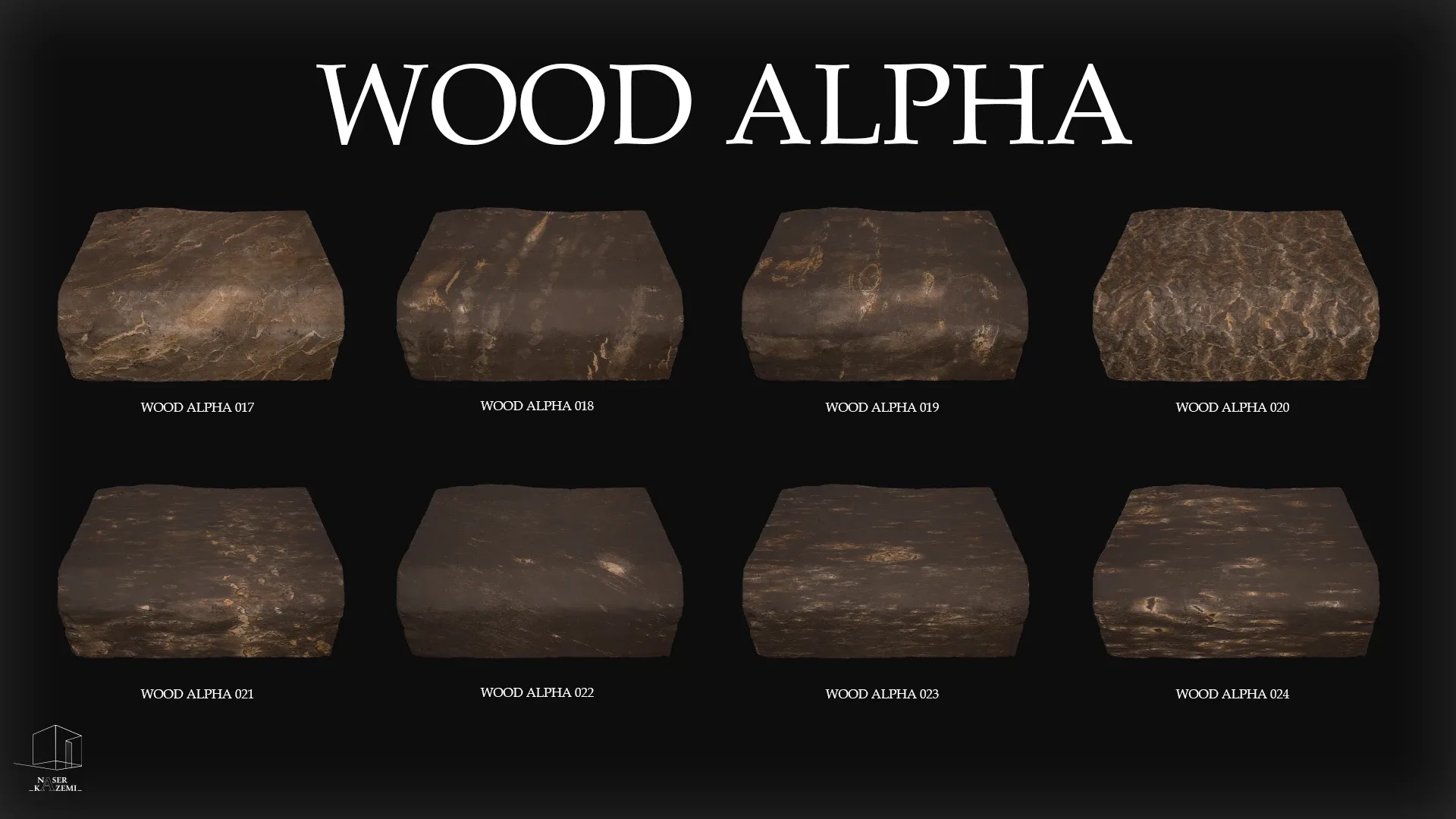 50 WOOD ALPHA (SEAMLESS) -VOL 1