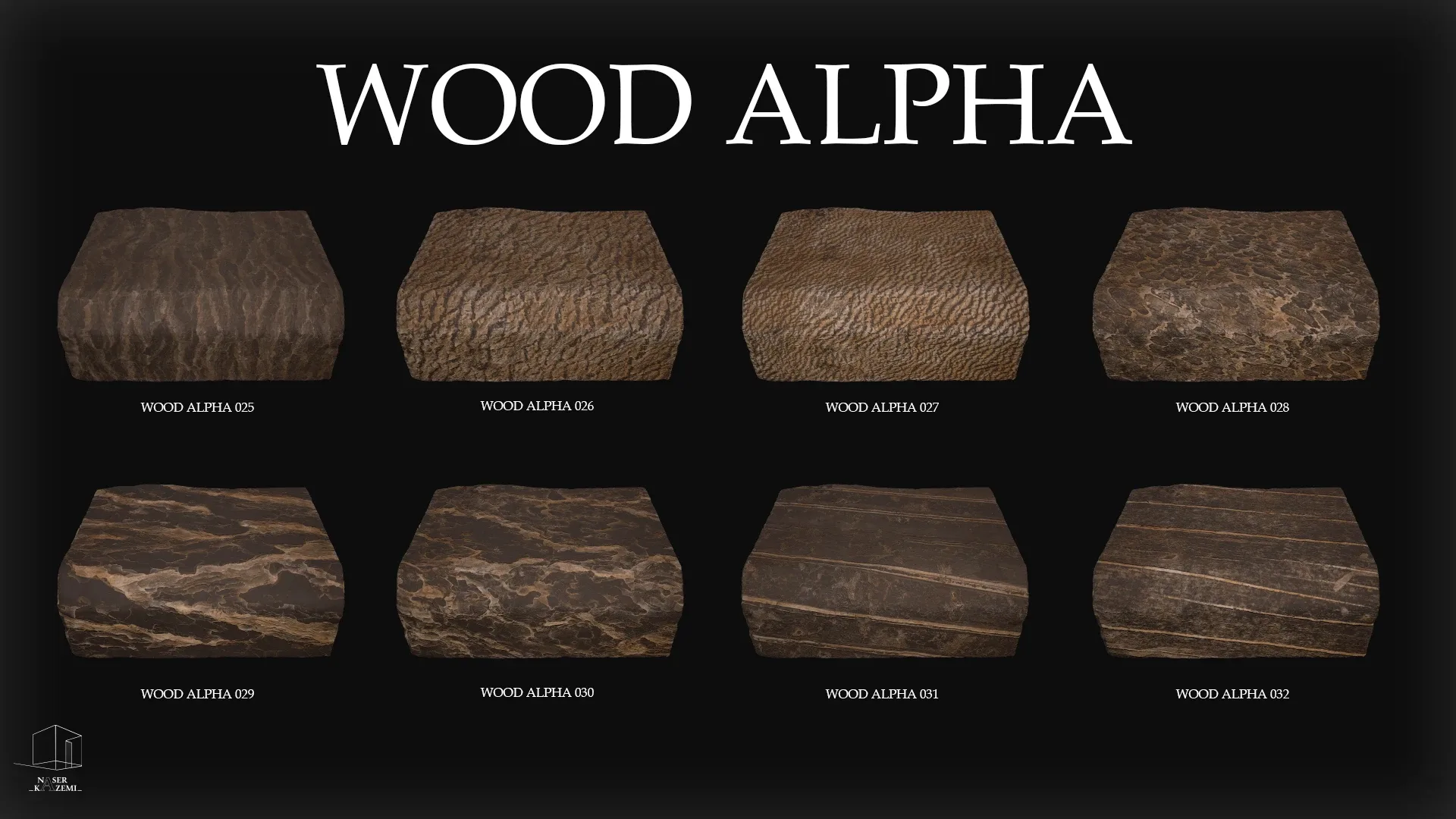 50 WOOD ALPHA (SEAMLESS) -VOL 1