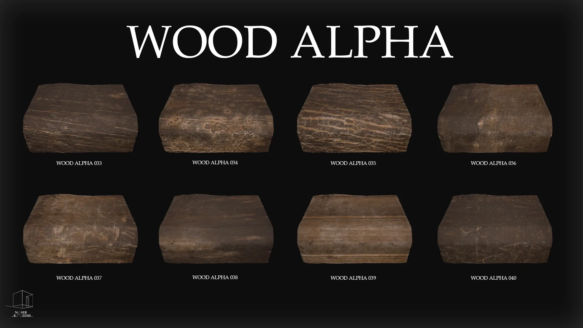 50 WOOD ALPHA (SEAMLESS) -VOL 1