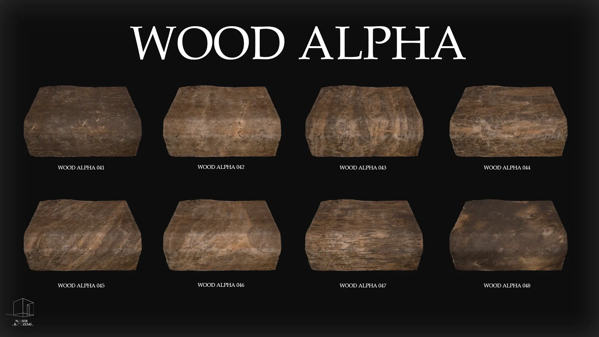 50 WOOD ALPHA (SEAMLESS) -VOL 1
