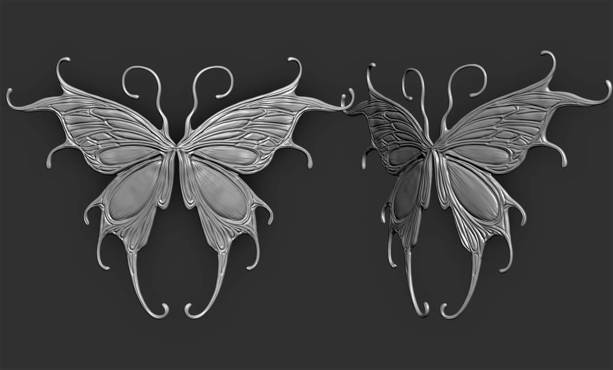 12 Fairy Wings Sculpts