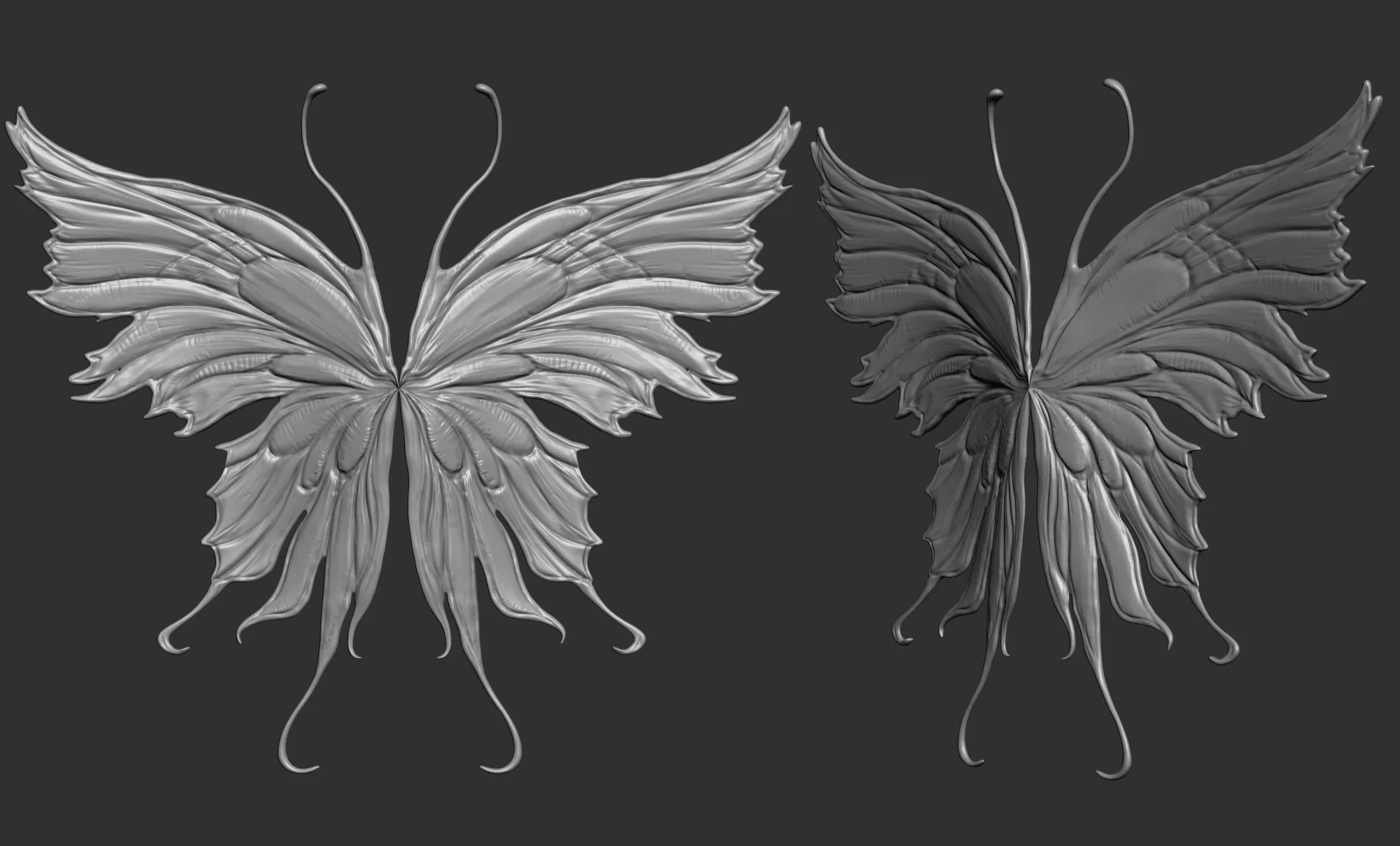 12 Fairy Wings Sculpts