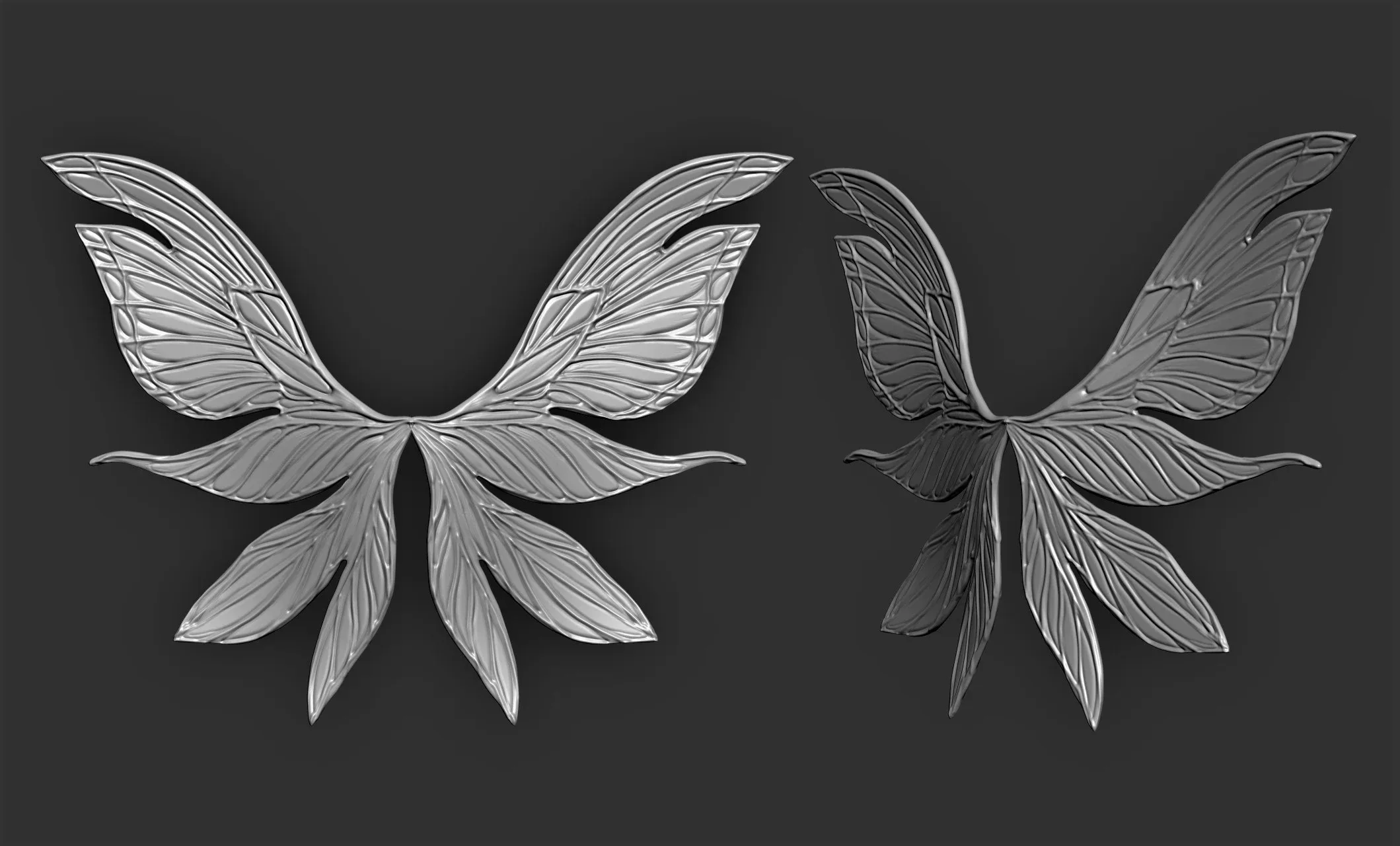 12 Fairy Wings Sculpts