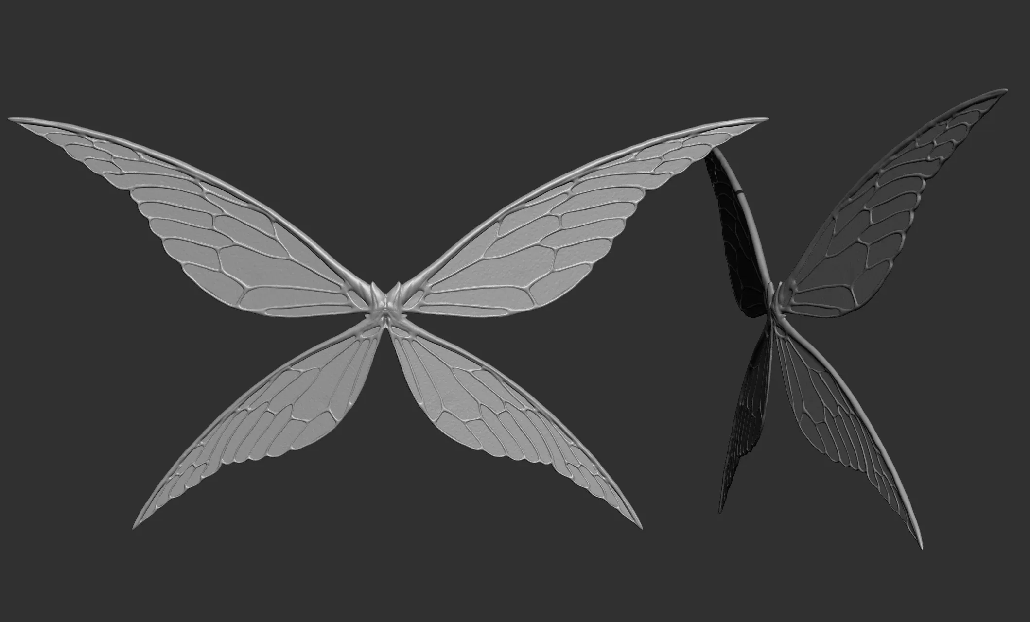 12 Fairy Wings Sculpts