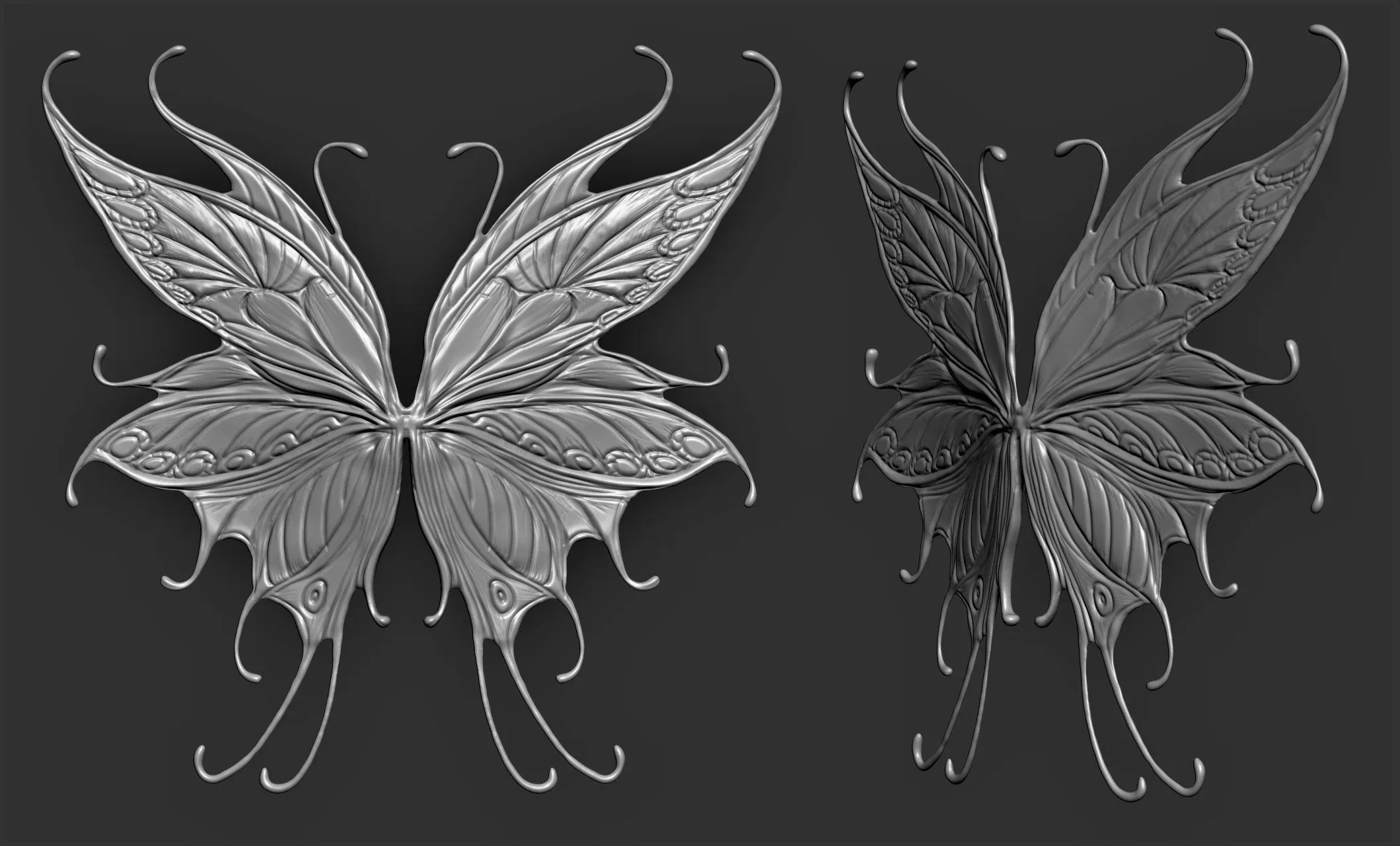 12 Fairy Wings Sculpts