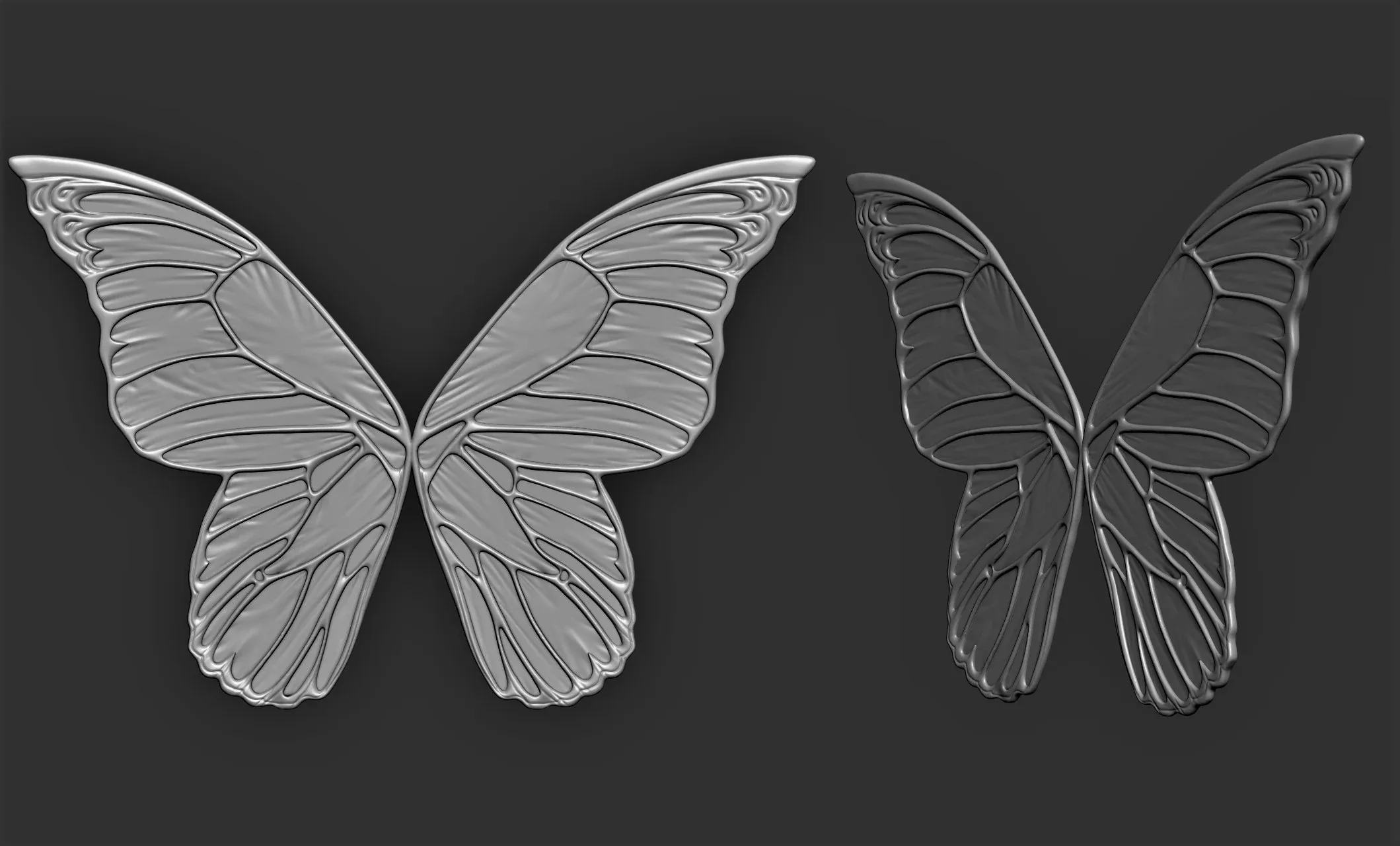 12 Fairy Wings Sculpts