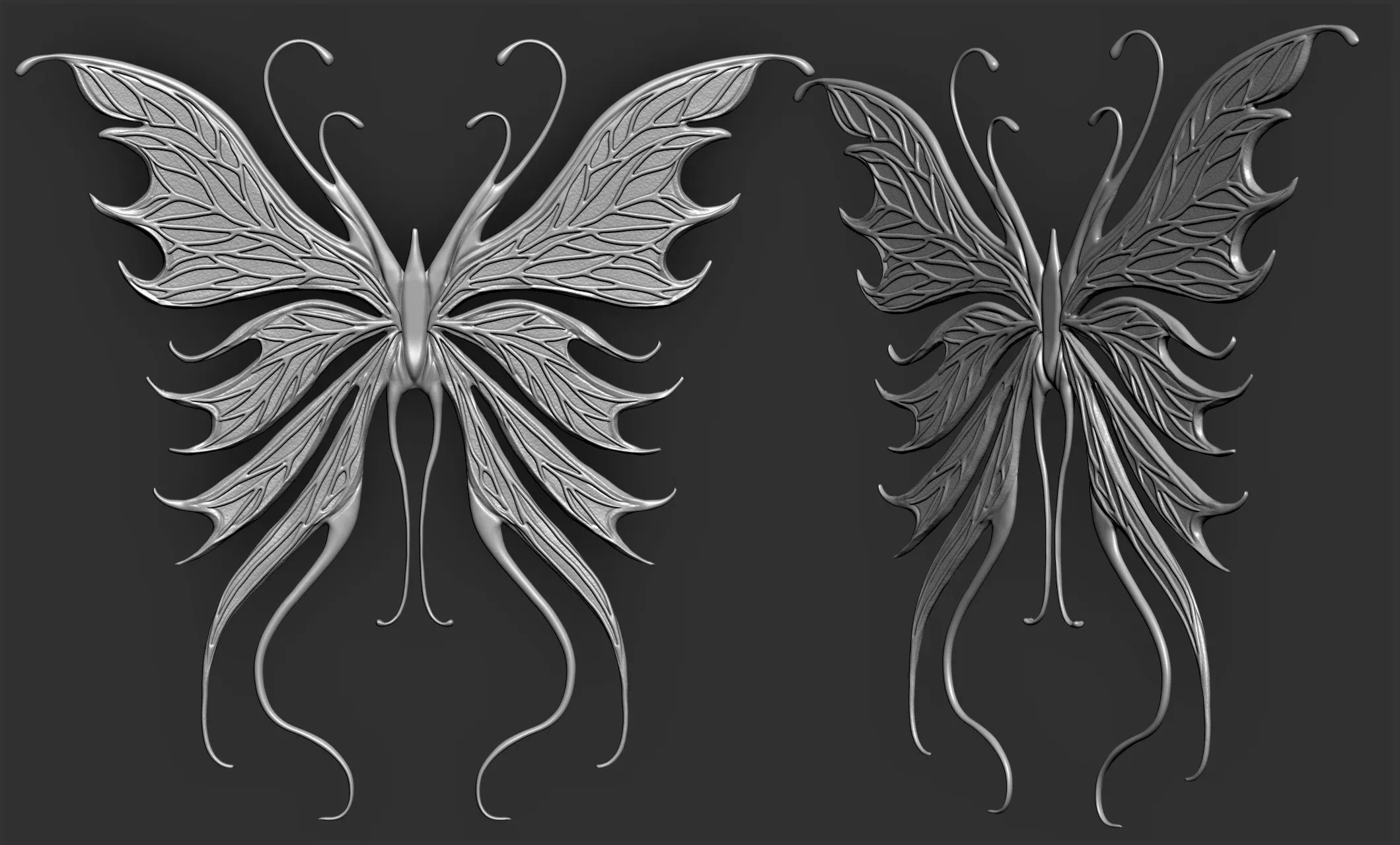 12 Fairy Wings Sculpts