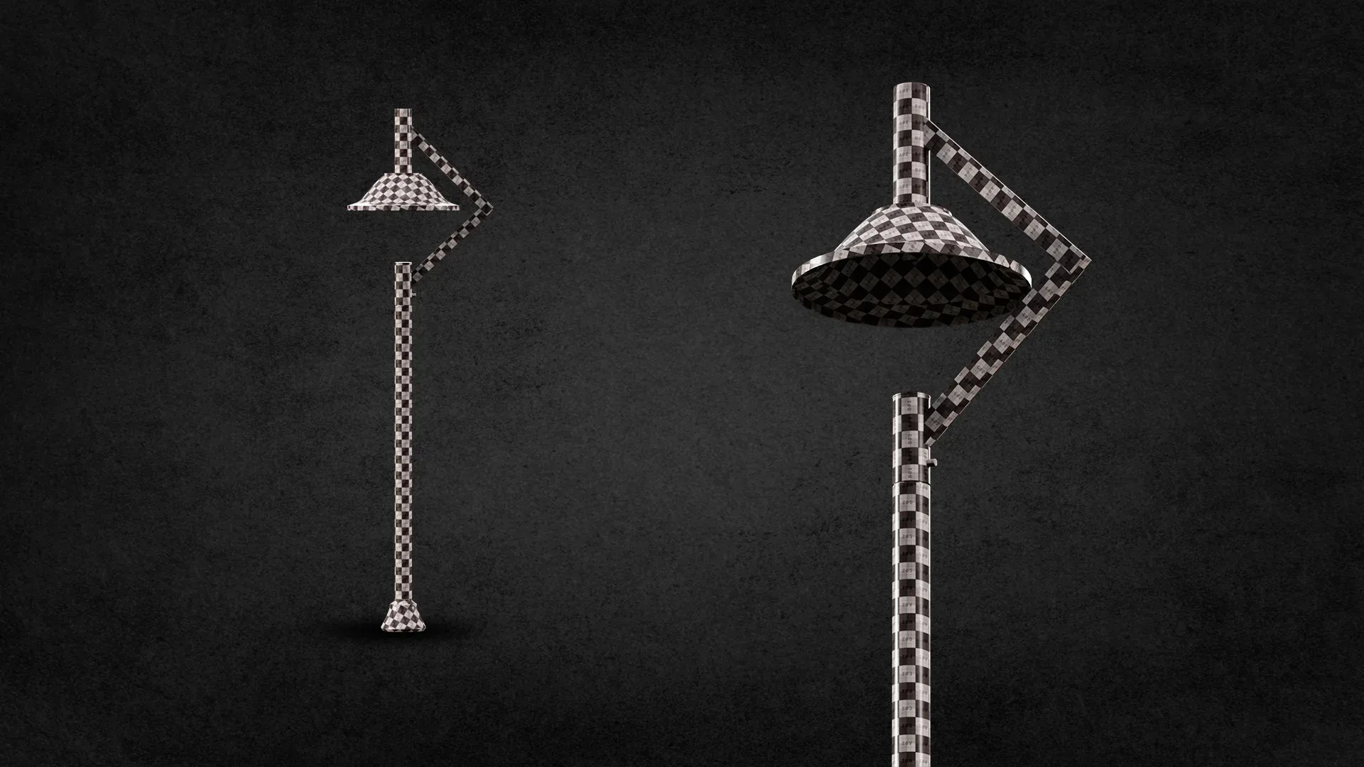 10 street lamps base mesh / Low Poly /  Mid Poly / Game Ready vol 02