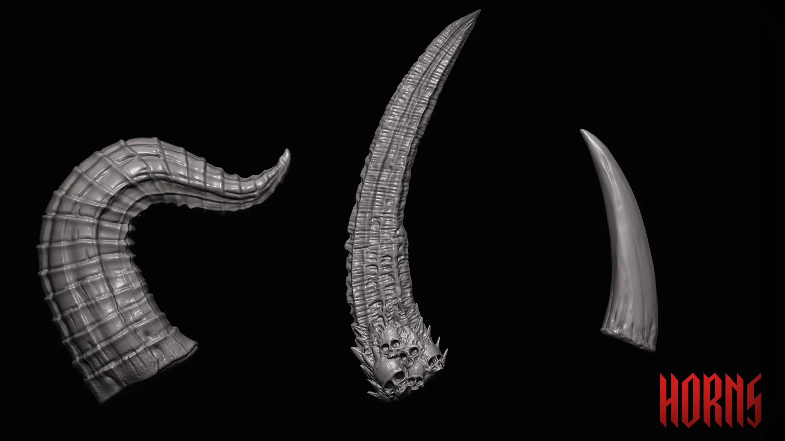 Zbrush + Blender 45 Unholy Brushes and Obj's