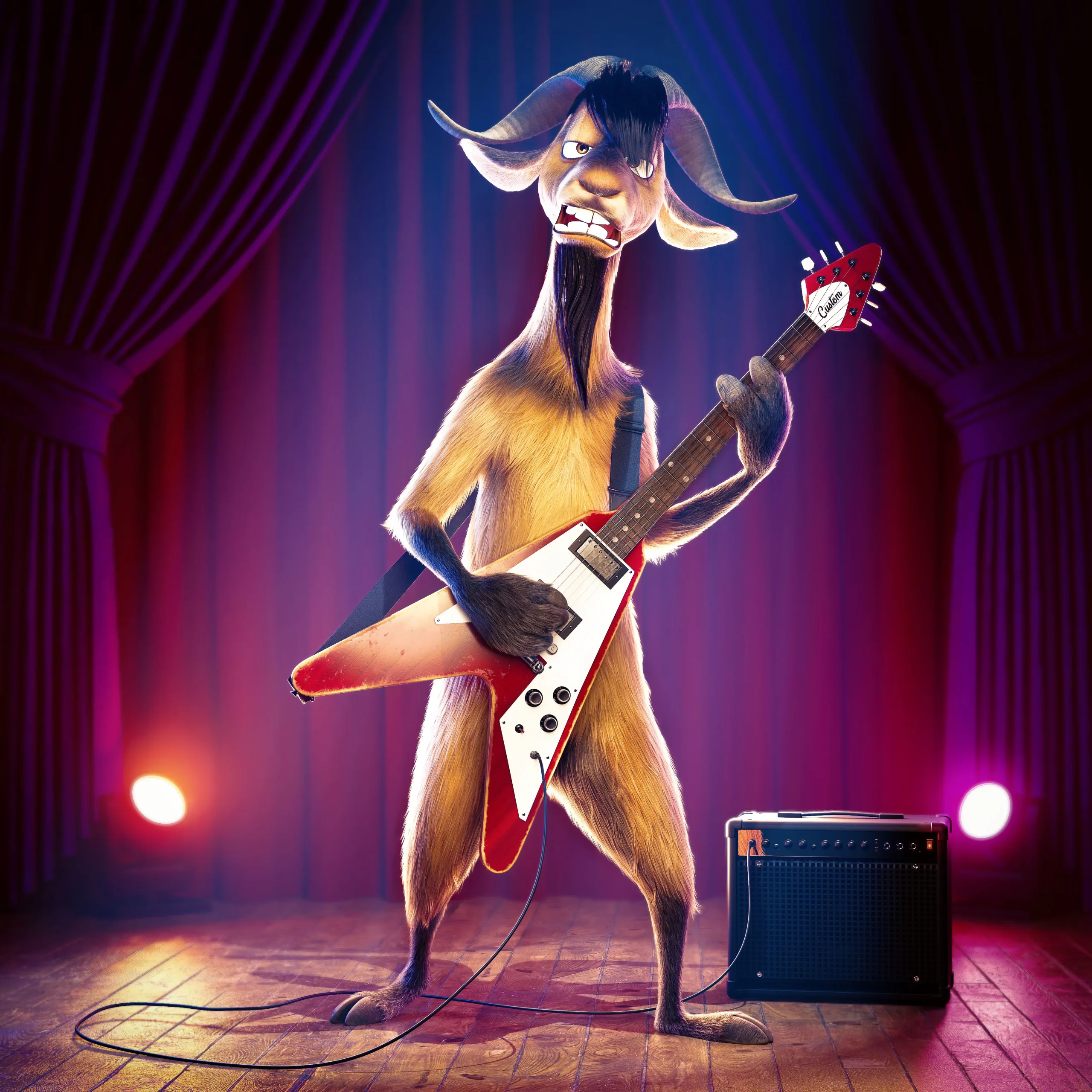 Creating a Stylized Rock Star Goat Character