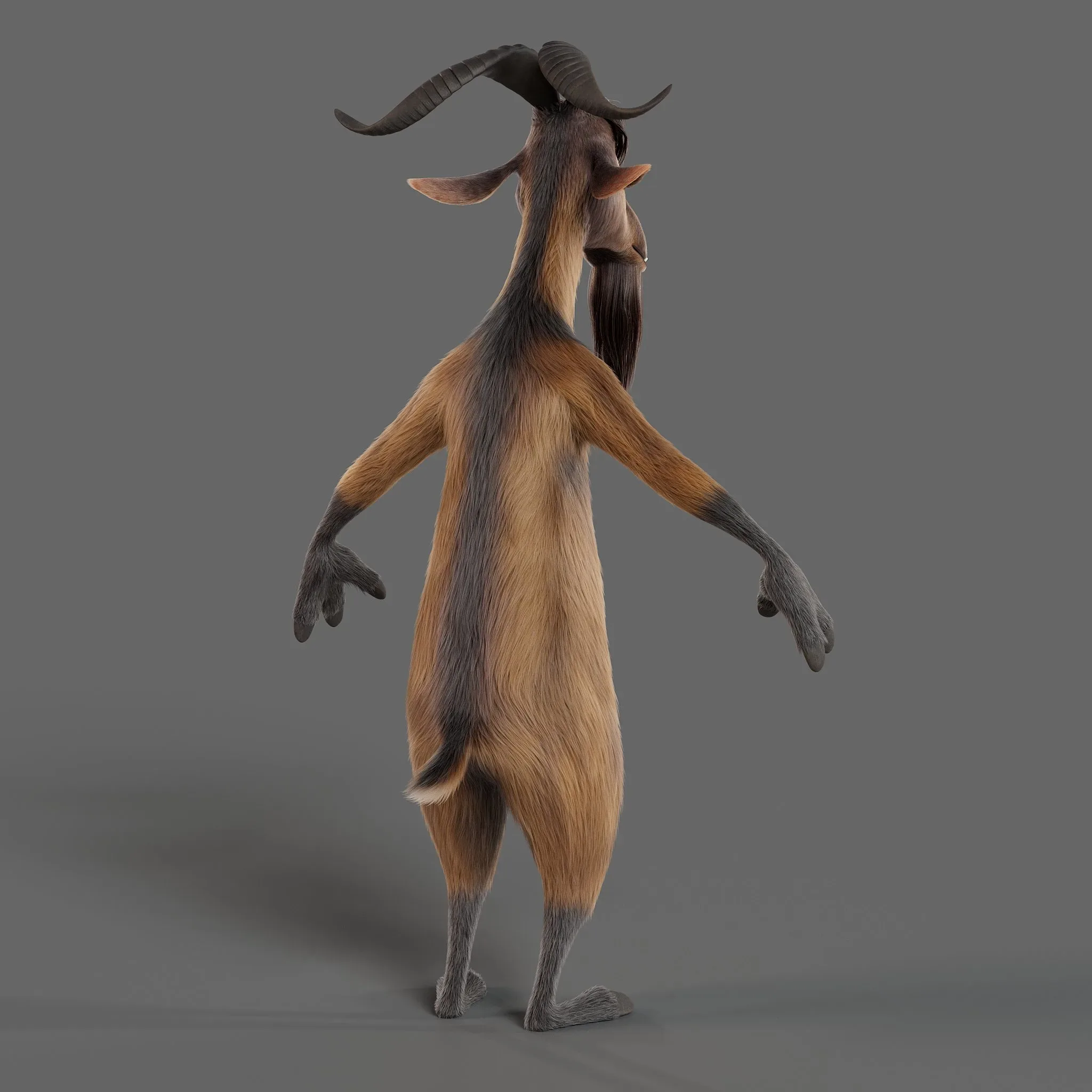 Creating a Stylized Rock Star Goat Character