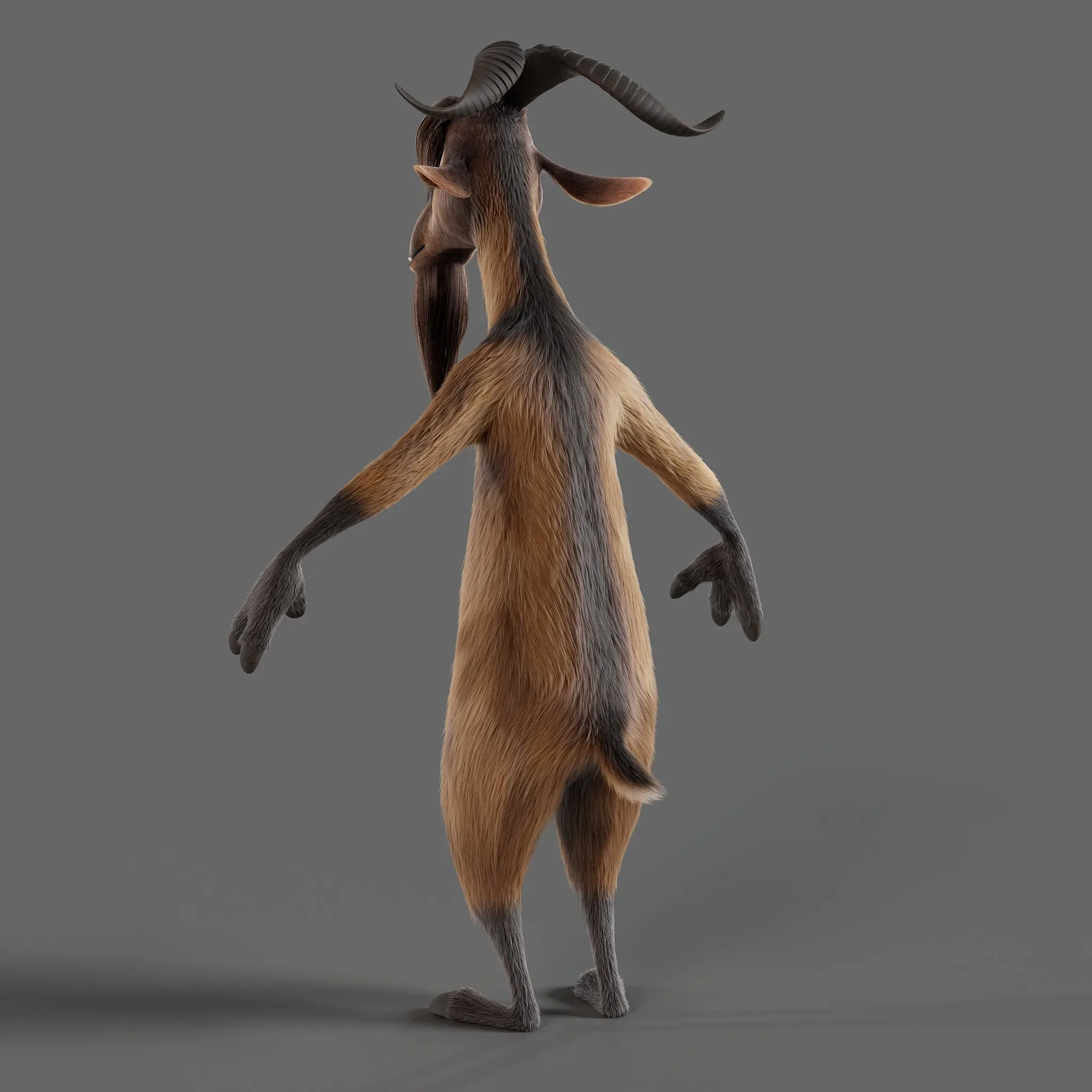 Creating a Stylized Rock Star Goat Character