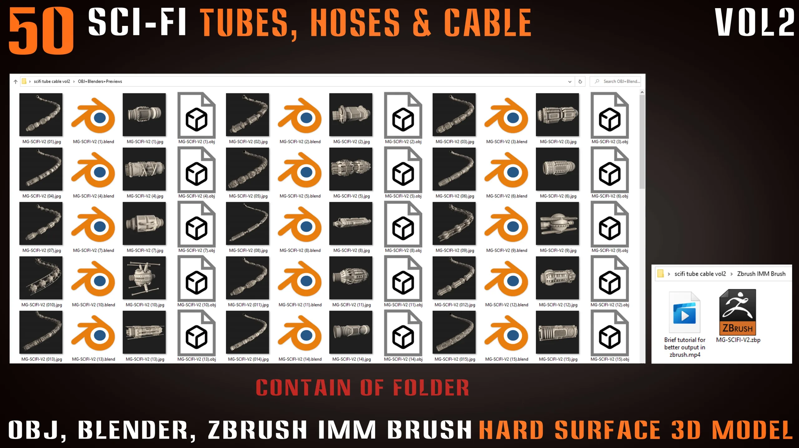 50 Sci-Fi Tubes, Hoses & Cables – vol2