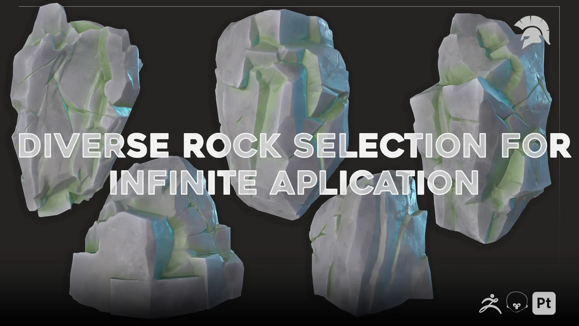 Modular Rocks - Vol. 1 - Stylized - Spring Variation