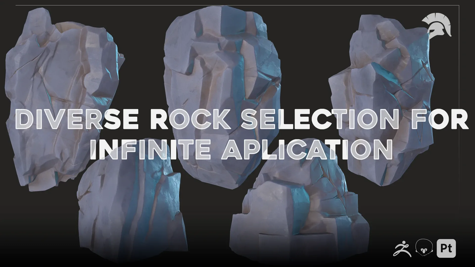 Modular Rocks - Vol. 1 - Stylized - Darkstone Variation