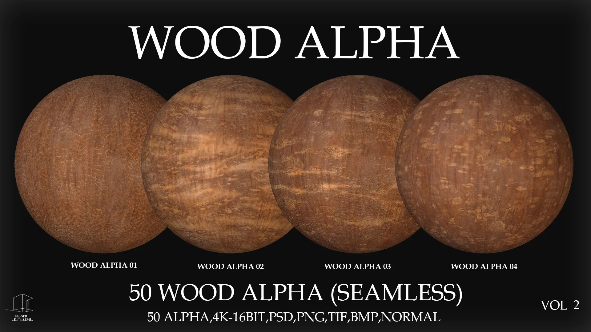 50 WOOD ALPHA (SEAMLESS) -VOL 2