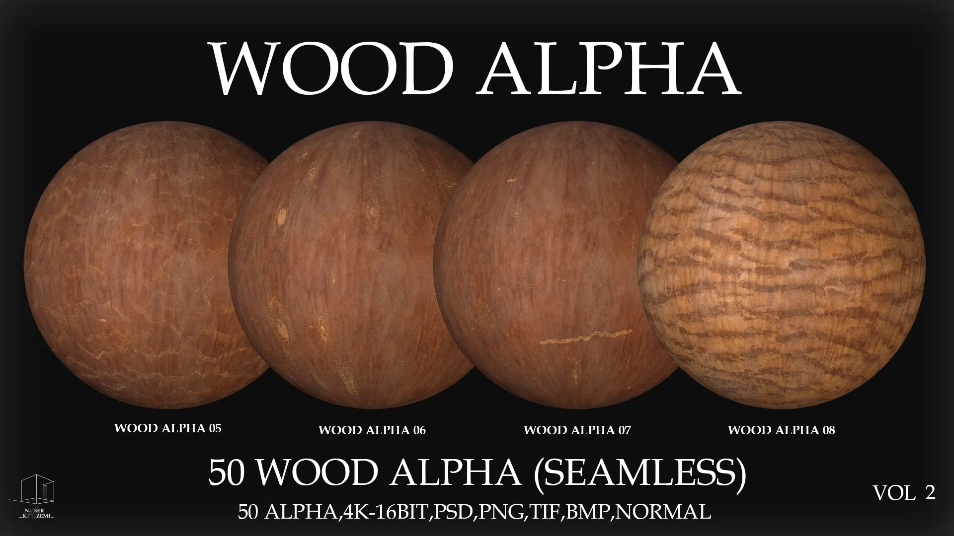 50 WOOD ALPHA (SEAMLESS) -VOL 2