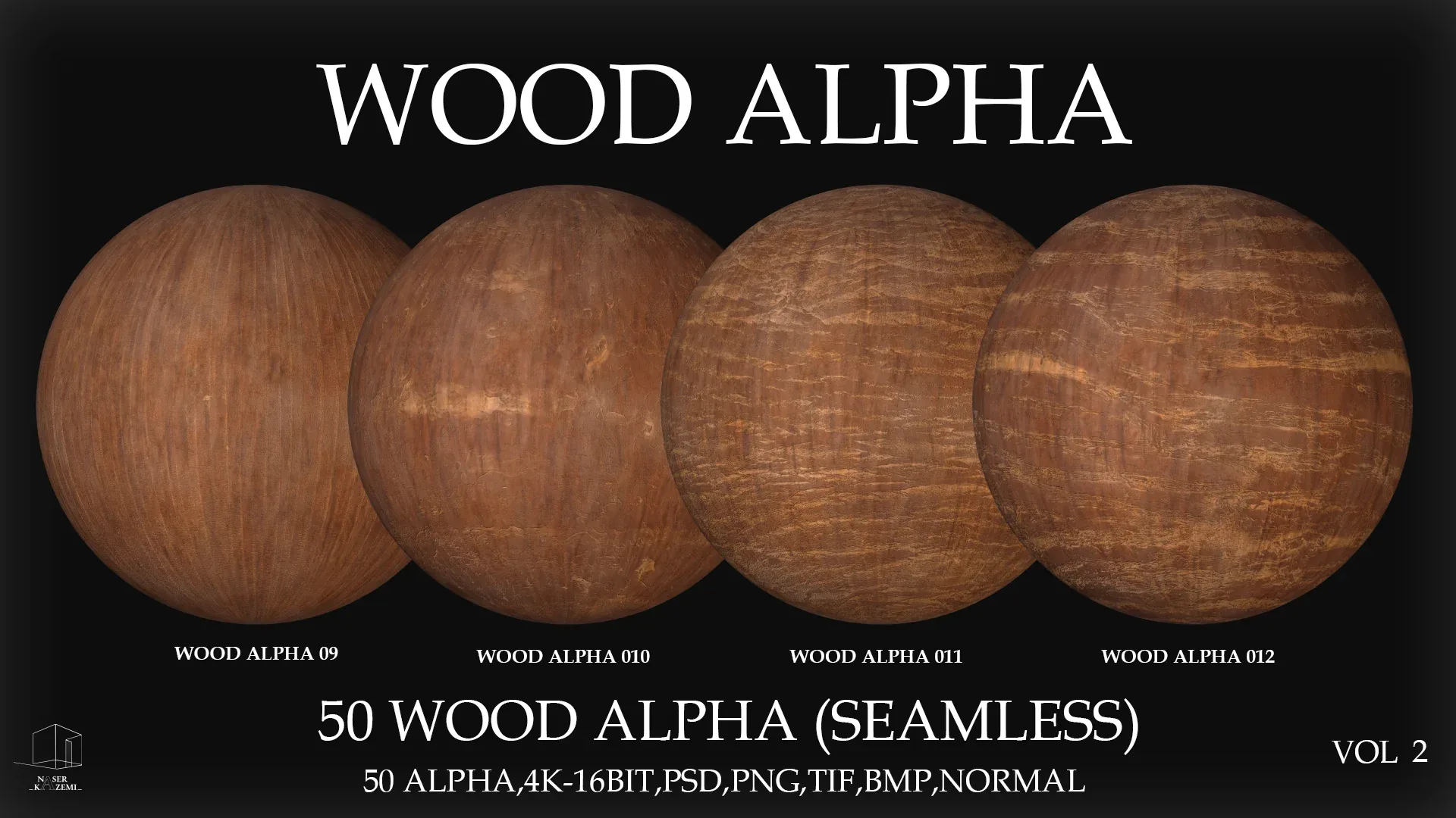 50 WOOD ALPHA (SEAMLESS) -VOL 2