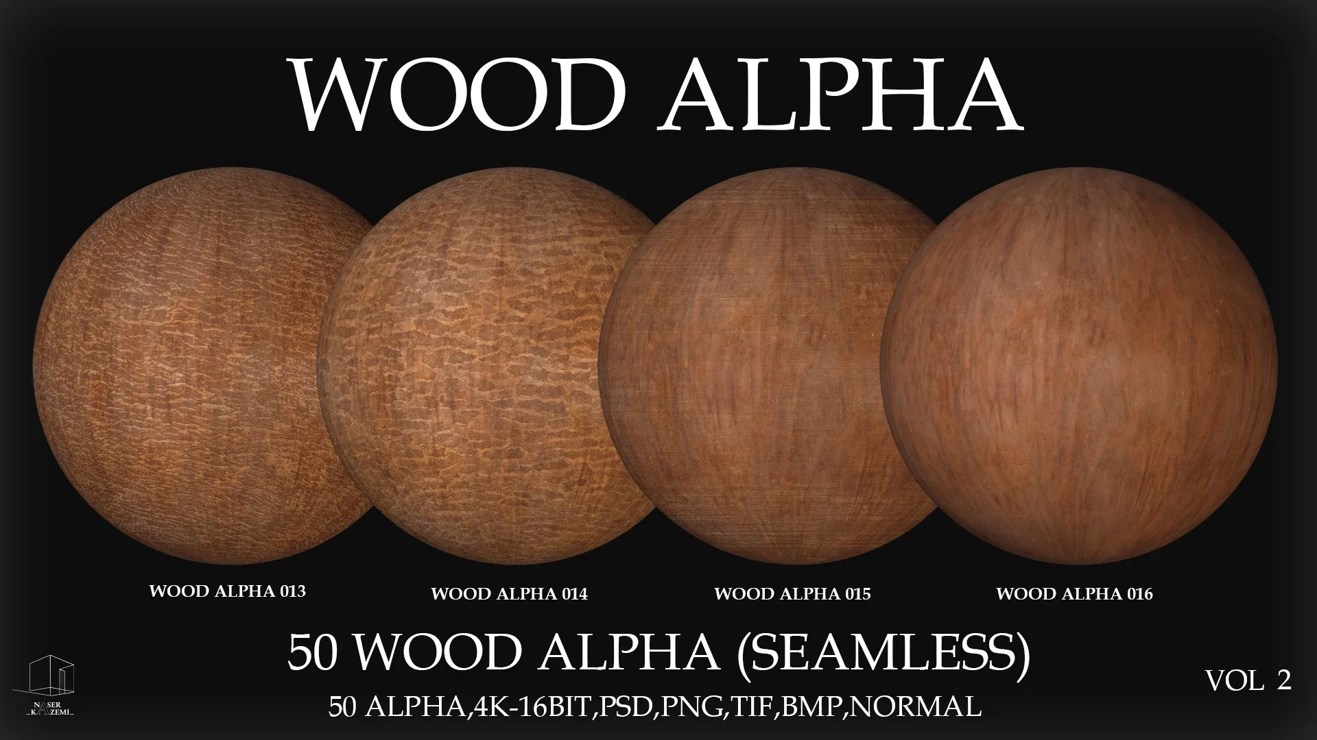 50 WOOD ALPHA (SEAMLESS) -VOL 2