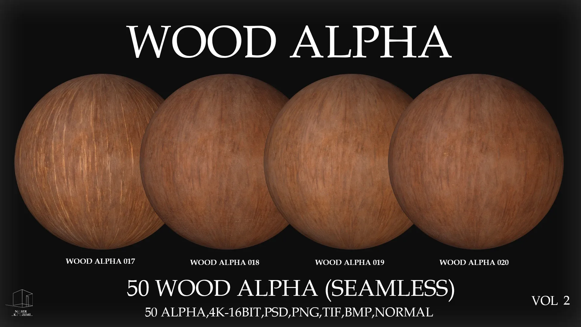 50 WOOD ALPHA (SEAMLESS) -VOL 2