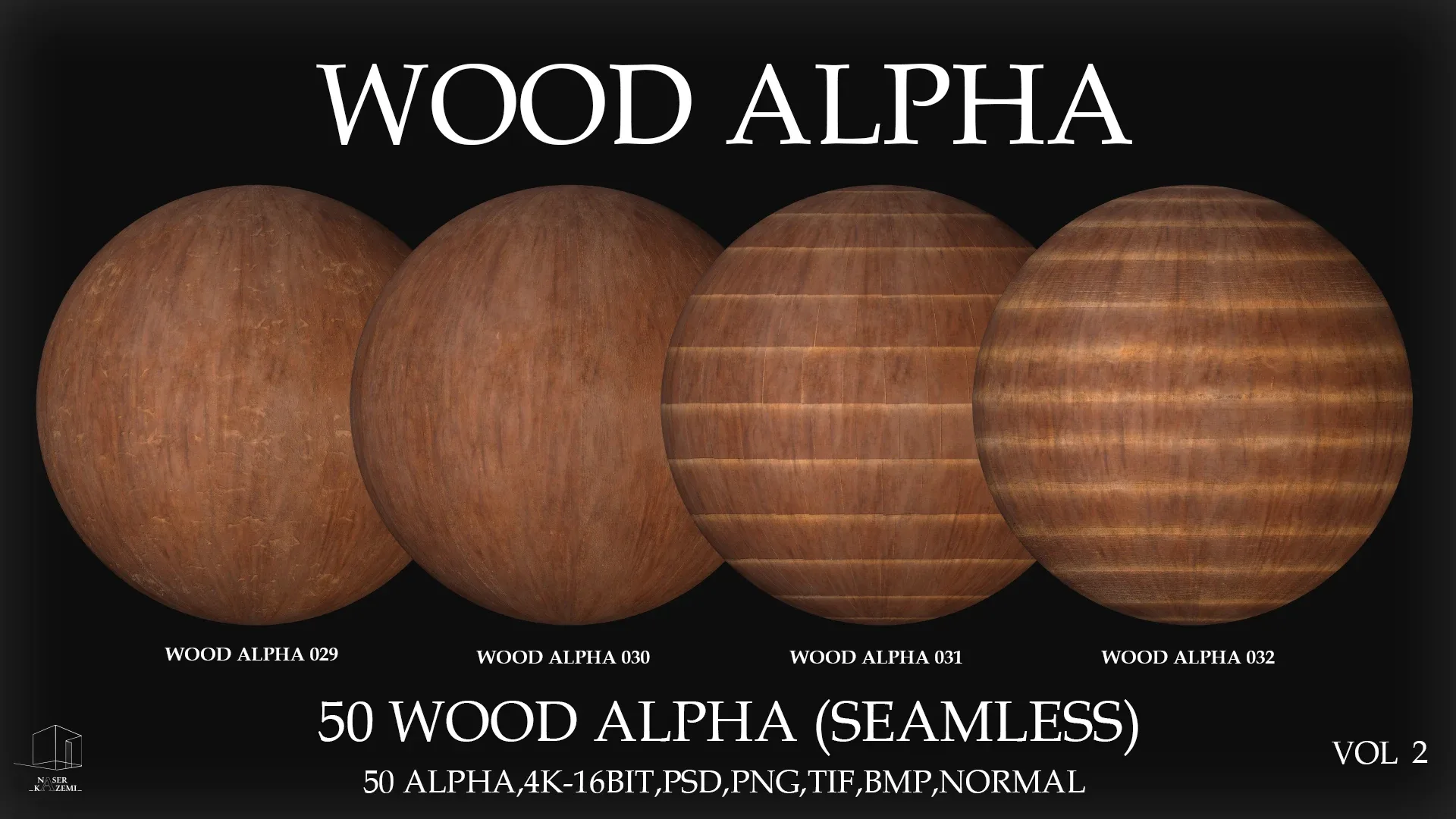 50 WOOD ALPHA (SEAMLESS) -VOL 2