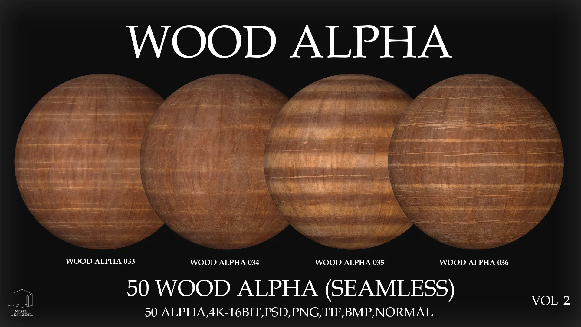 50 WOOD ALPHA (SEAMLESS) -VOL 2