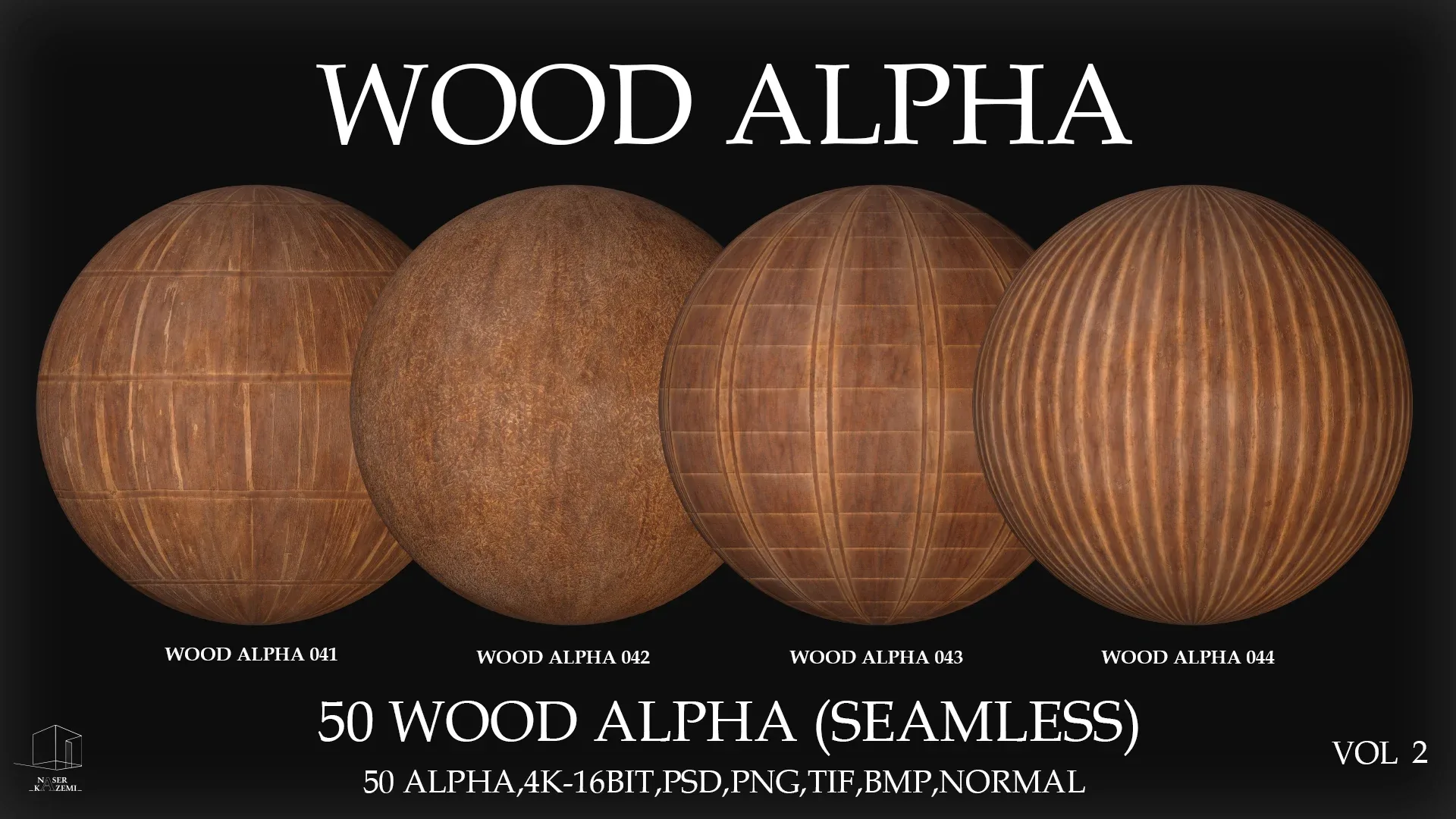 50 WOOD ALPHA (SEAMLESS) -VOL 2
