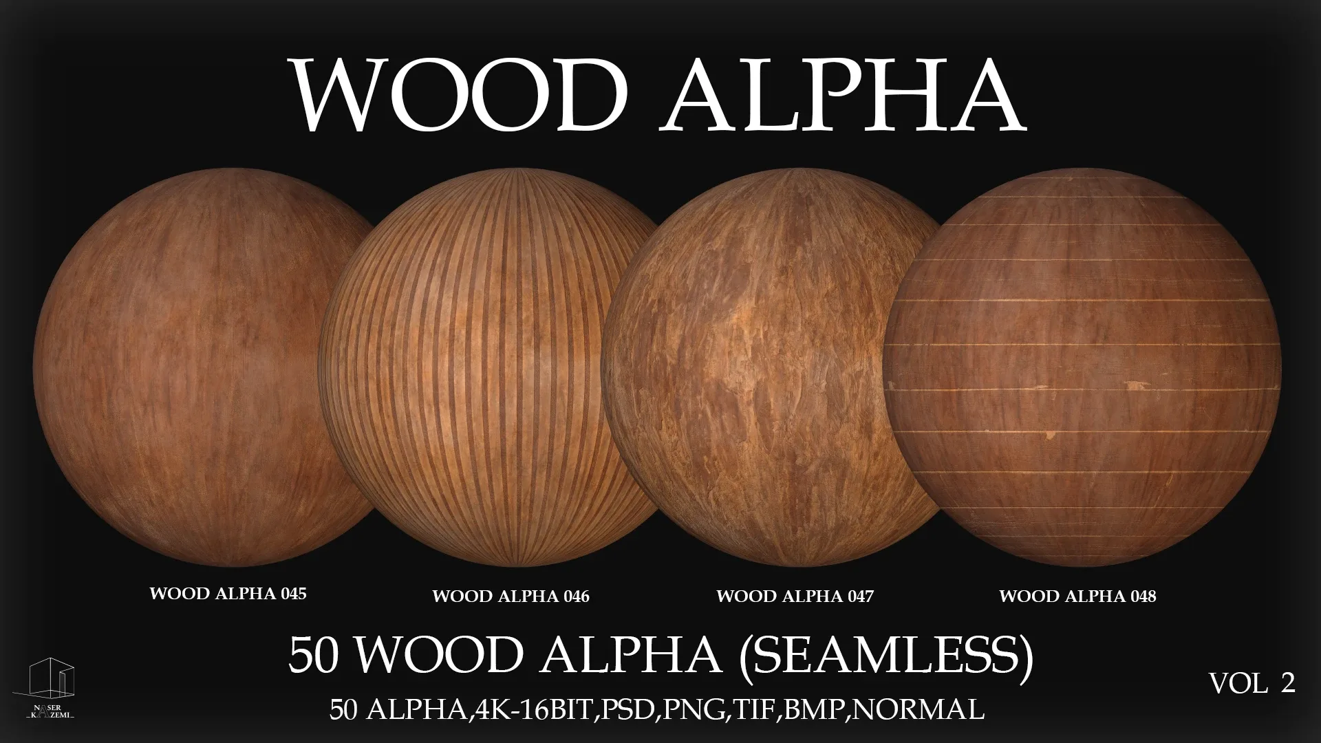 50 WOOD ALPHA (SEAMLESS) -VOL 2