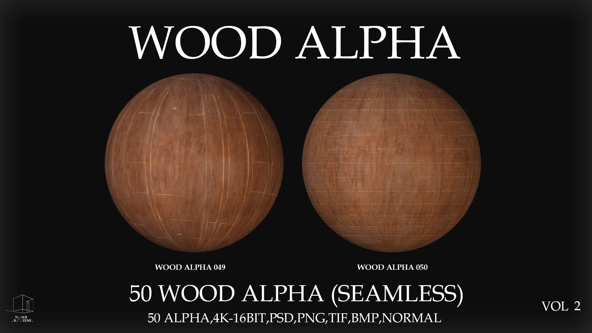 50 WOOD ALPHA (SEAMLESS) -VOL 2