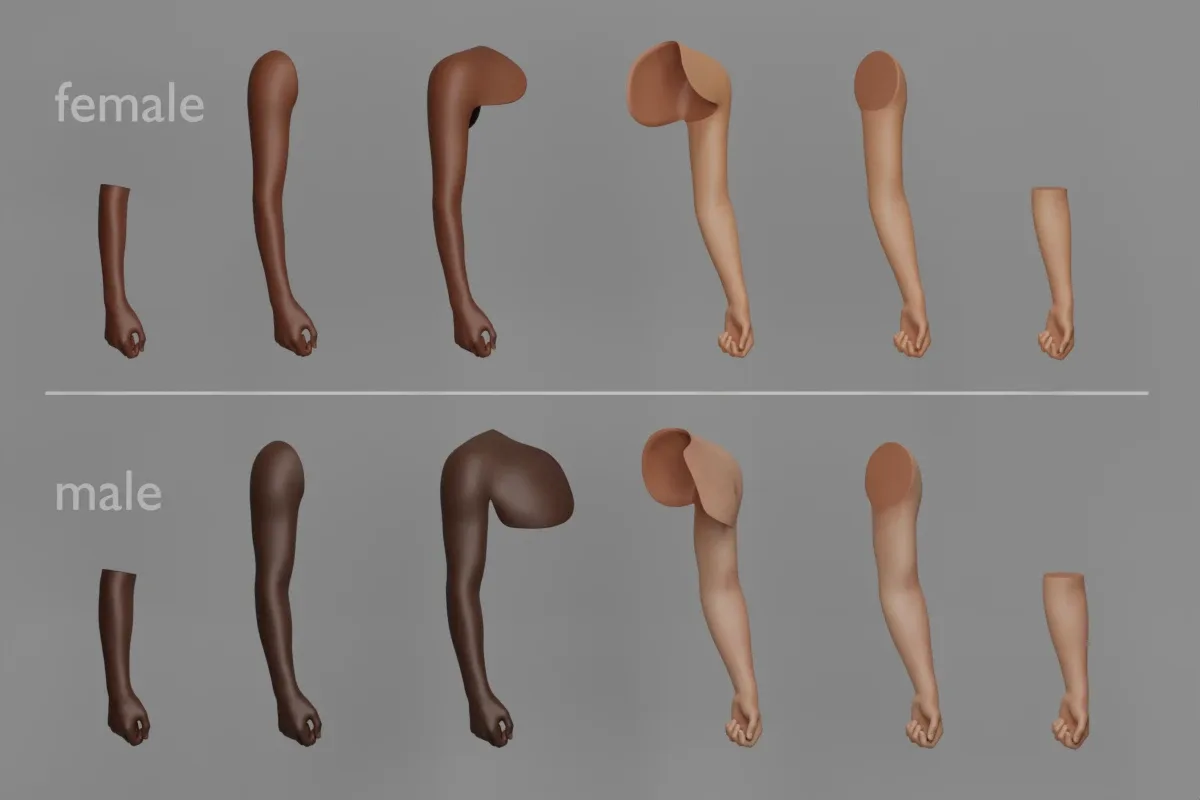Tattoo Artist Body Parts Pack - Ultimate