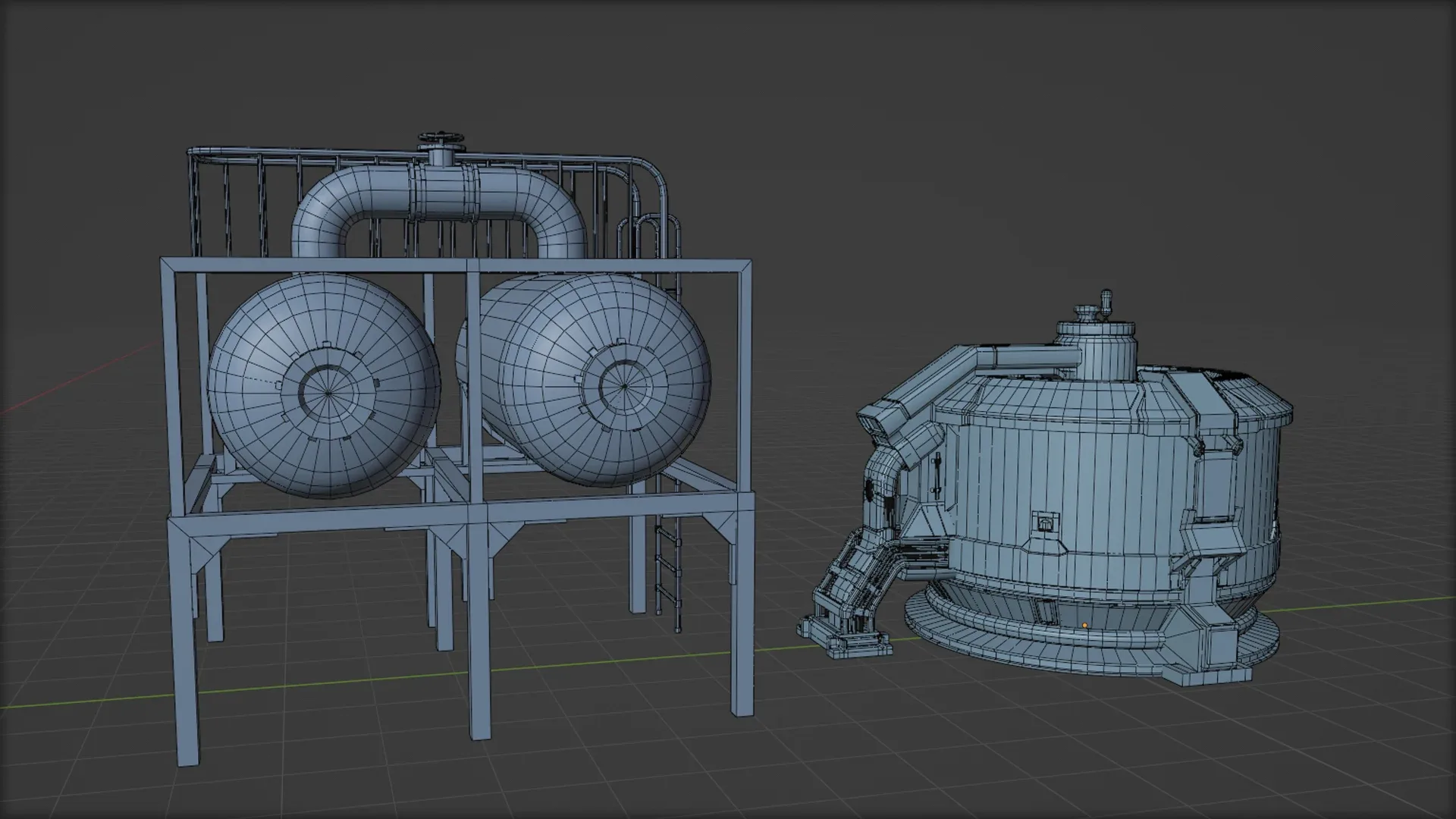 SciFi Barrels Props